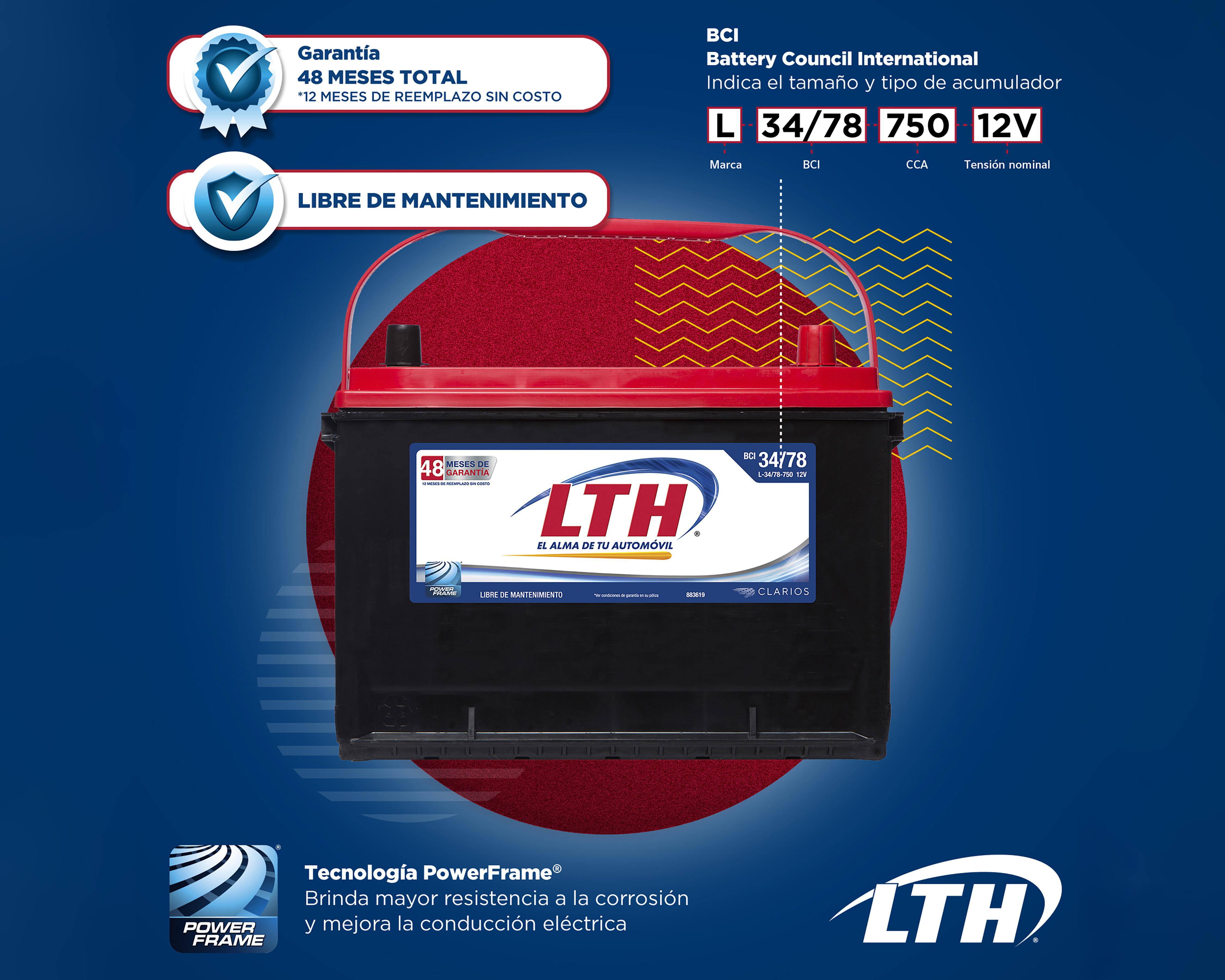 Foto 2 | Acumulador LTH L-34/78-750 AMP