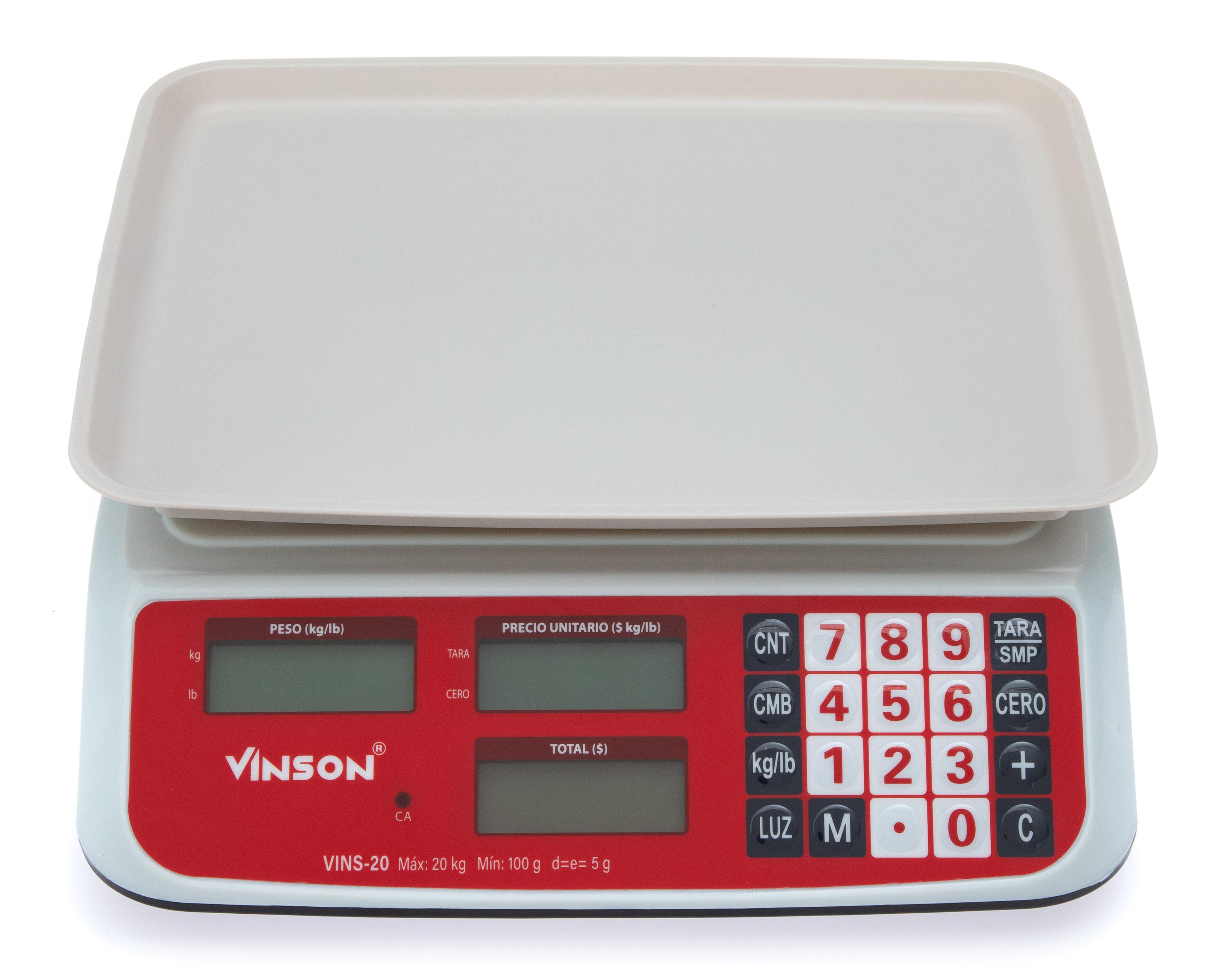 Foto 3 pulgar | Báscula Electrónica Vinson Multifunción 20 kg