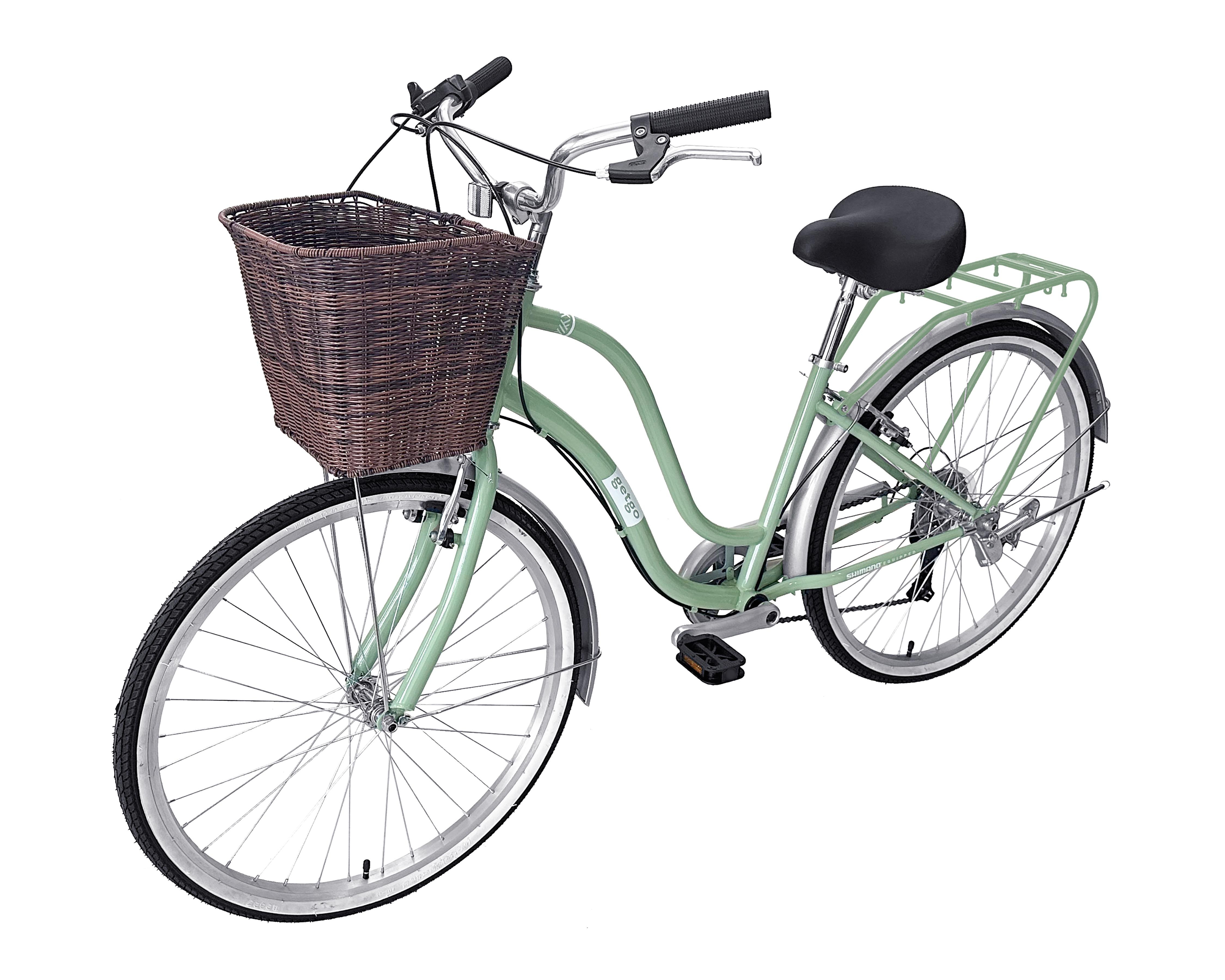 Foto 3 pulgar | Bicicleta Urbana Getgo Get Chic Rodada 26 Verde