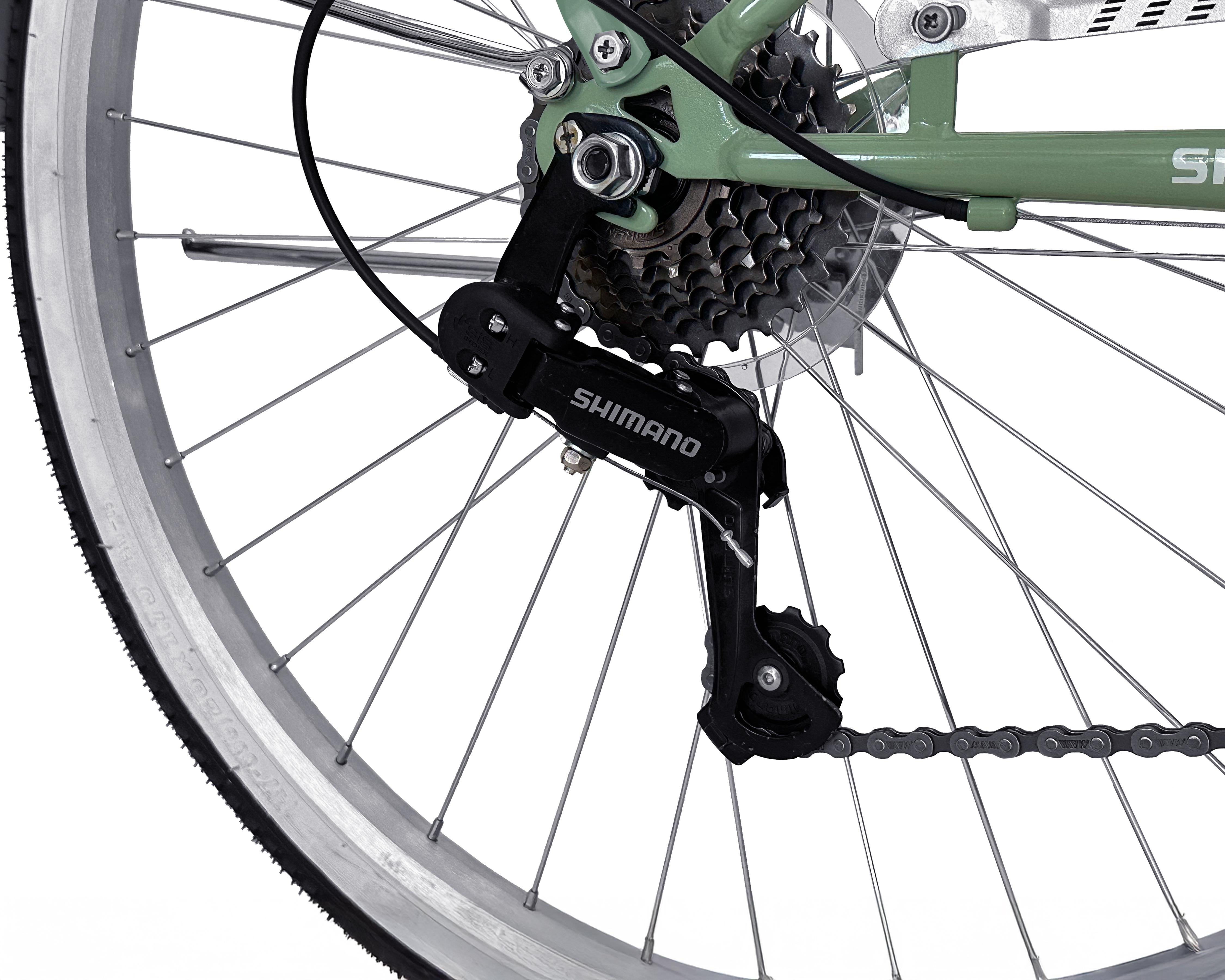 Foto 6 pulgar | Bicicleta Urbana Getgo Get Chic Rodada 26 Verde