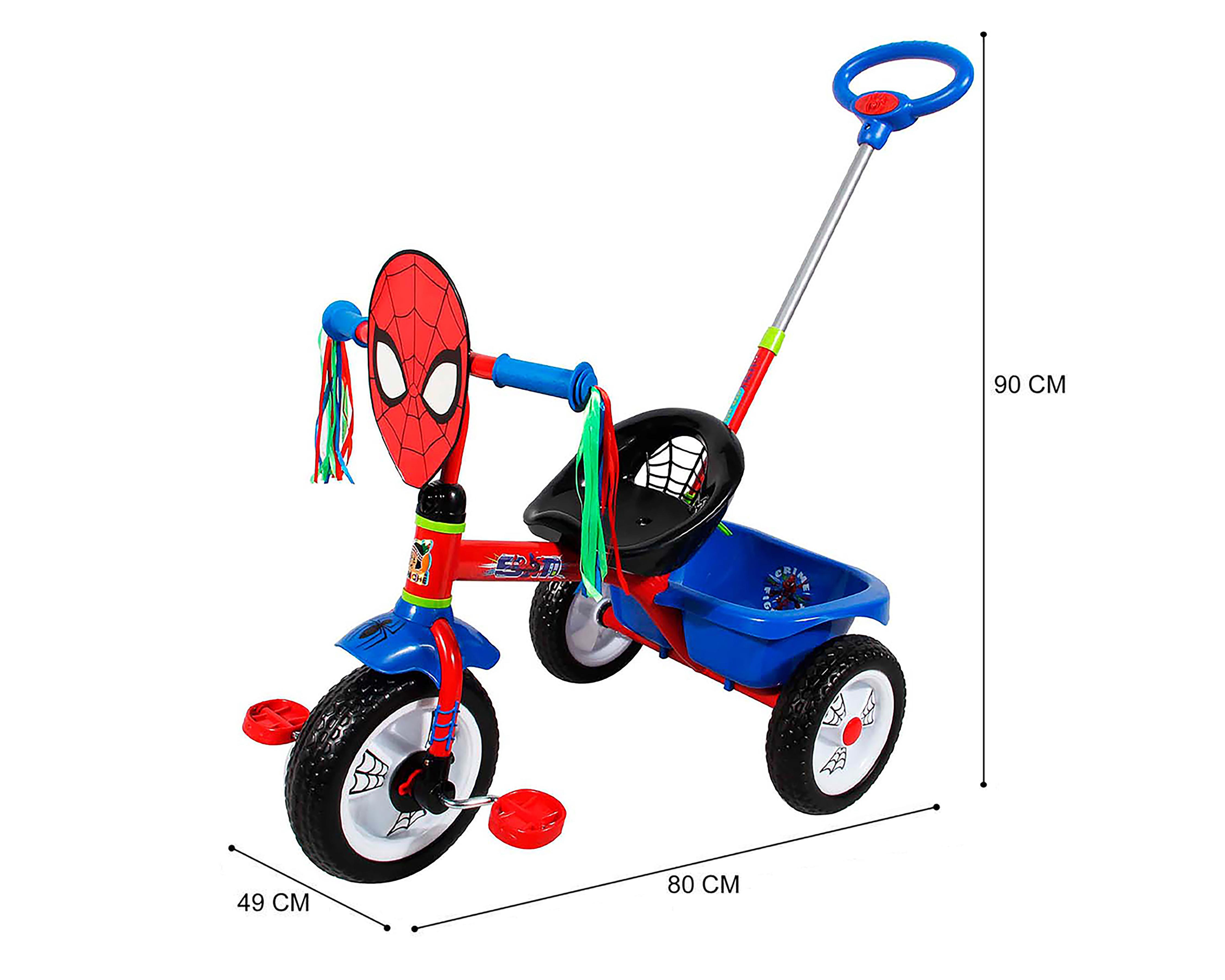 Foto 6 | Triciclo Apache Spiderman color Rojo