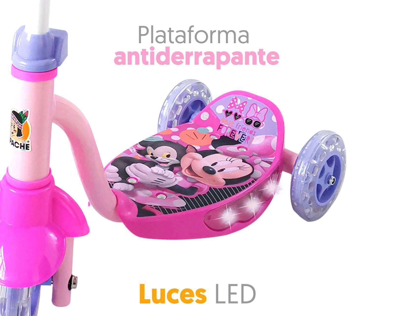 Foto 6 pulgar | Scooter Apache Minnie Mouse con Luces LED