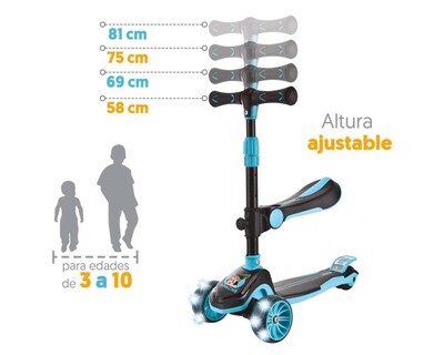 Foto 4 | Scooter Apache 2 en 1 Ajustable