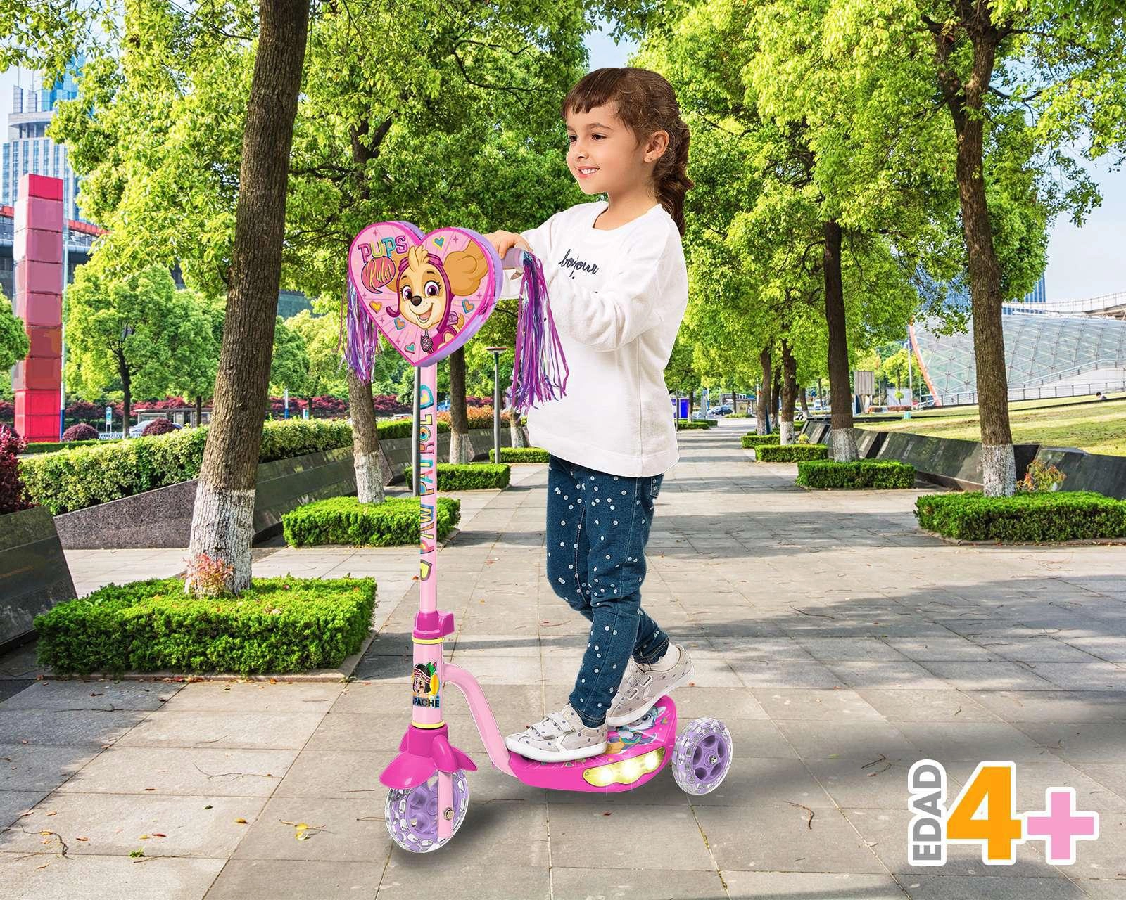 Foto 3 pulgar | Scooter Apache Paw Patrol con Luces LED
