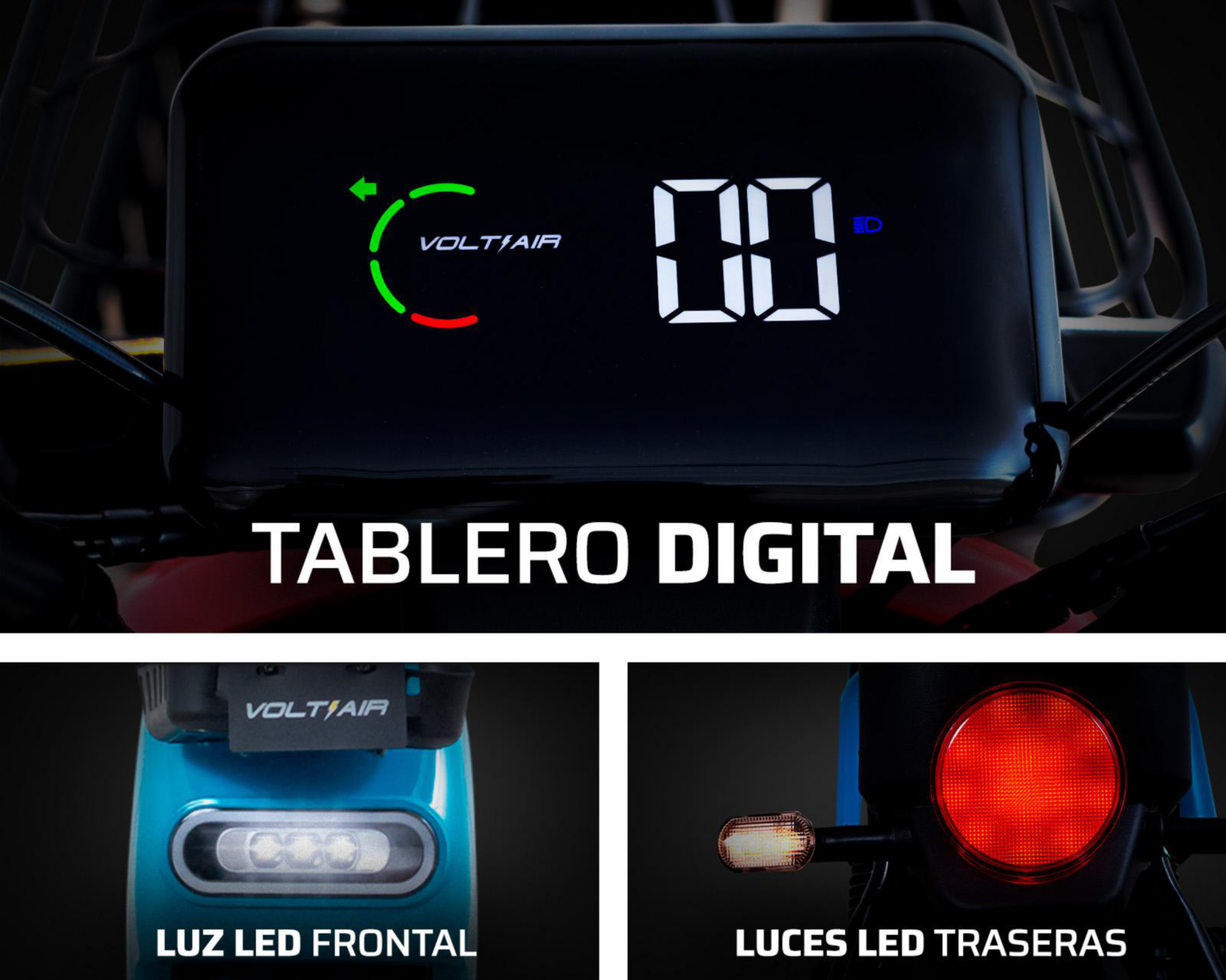 Foto 4 pulgar | Moto Eléctrica Voltair Sway Power Azul 2024