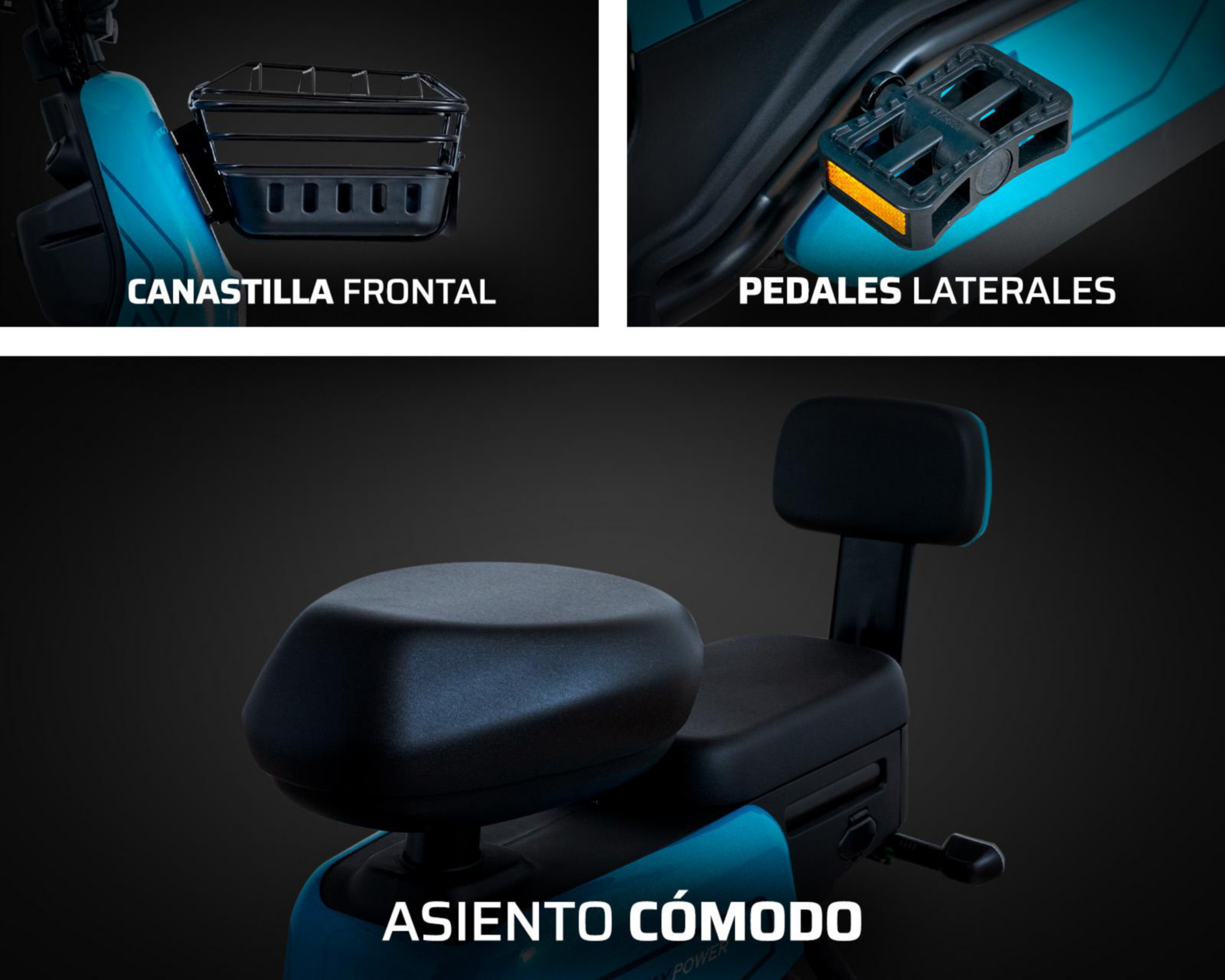 Foto 5 pulgar | Moto Eléctrica Voltair Sway Power Azul 2024