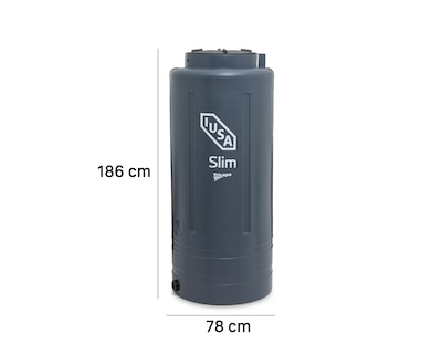 Foto 7 | Tinaco Tricapa Slim Iusa 800 L con 6 Accesorios