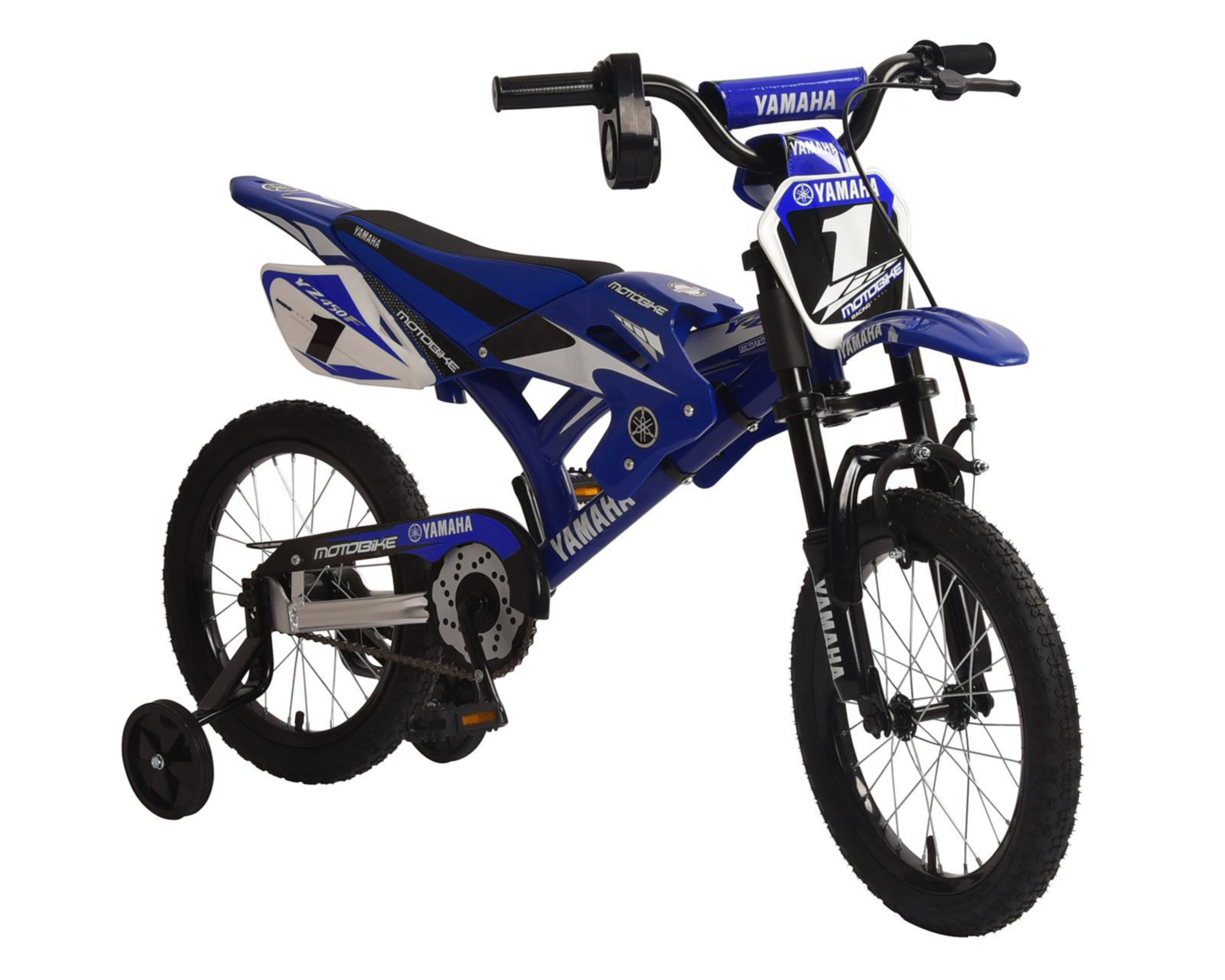 Bicicleta Infantil Yamaha Motobike Rodado 16 Azul