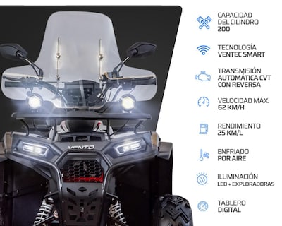 Foto 5 | Cuatrimoto Vento Gladiator 200 cc 2025