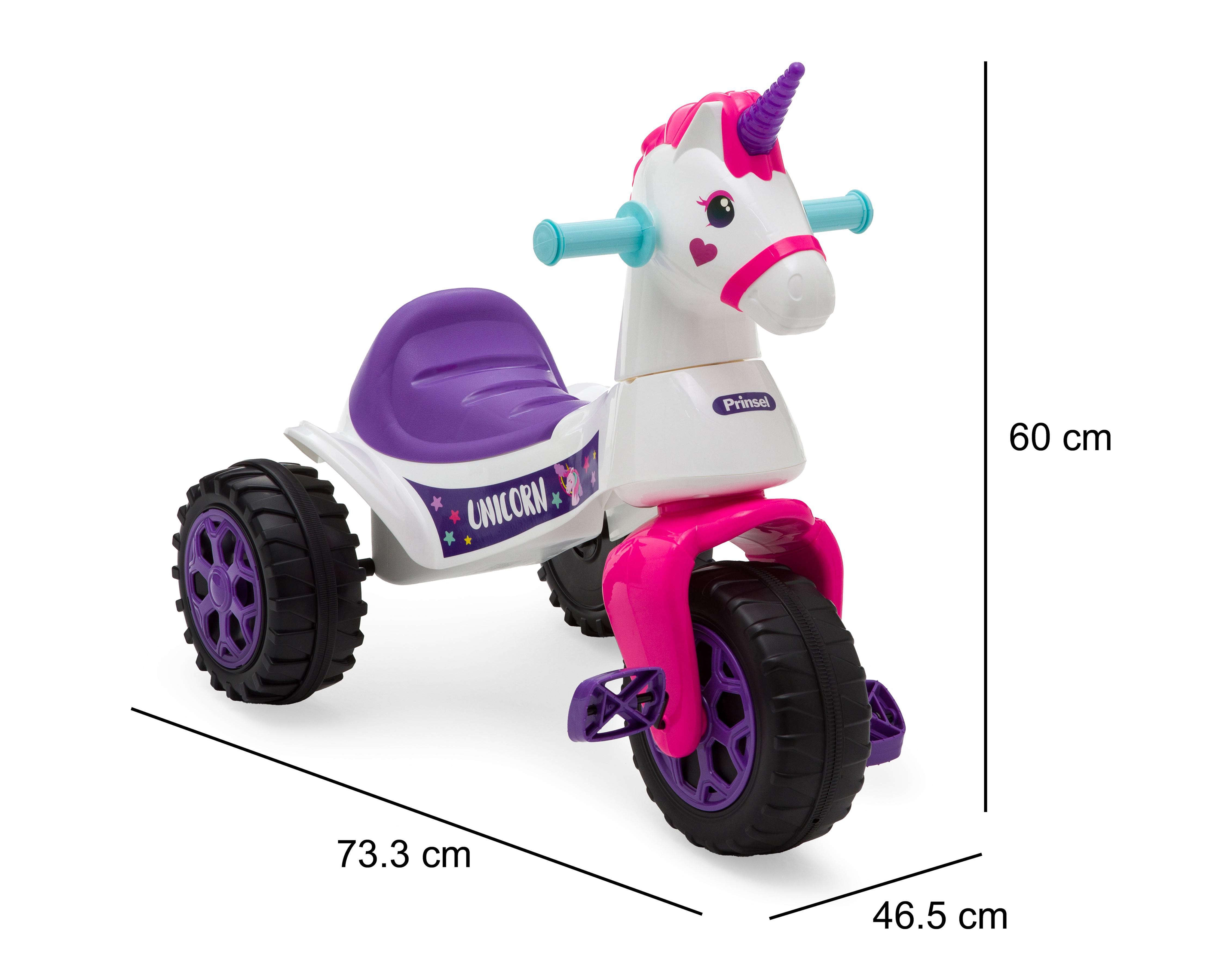 Foto 5 | Triciclo Prinsel Unicornio Multicolor