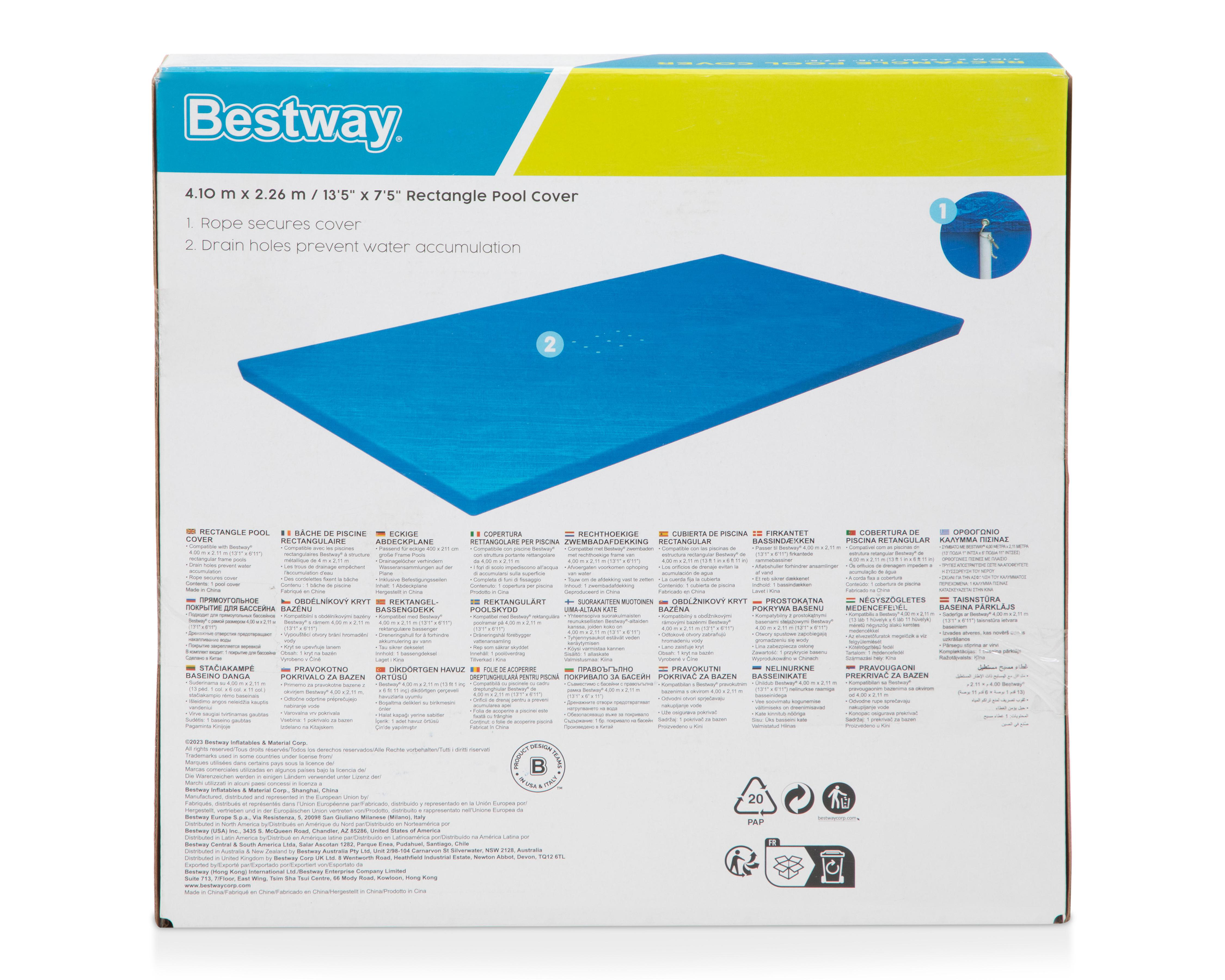 Foto 3 pulgar | Cubierta para Alberca Rectangular Bestway 226 x 410 cm