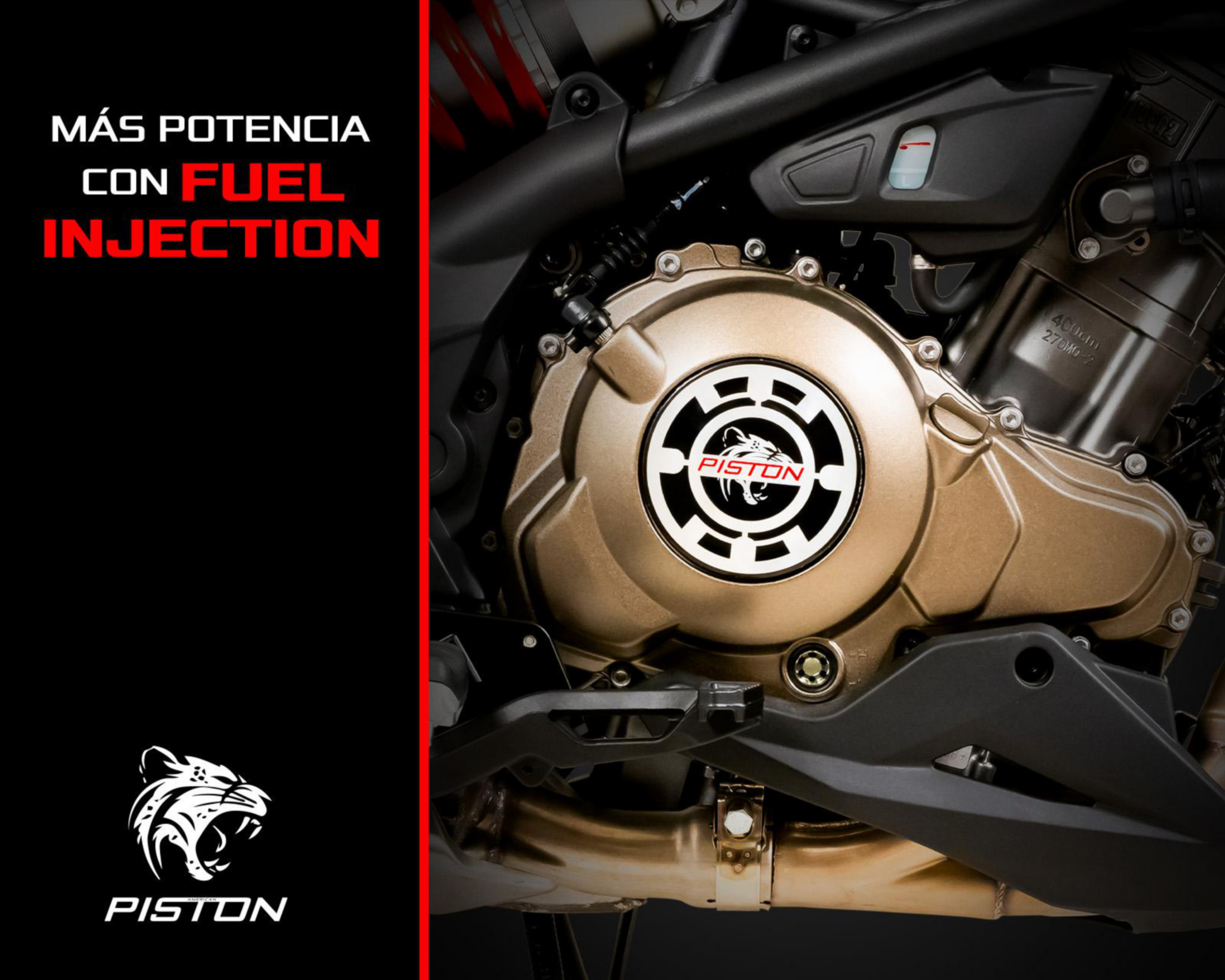 Foto 4 pulgar | Motocicleta American Piston N400 Bristol 400 cc 2025
