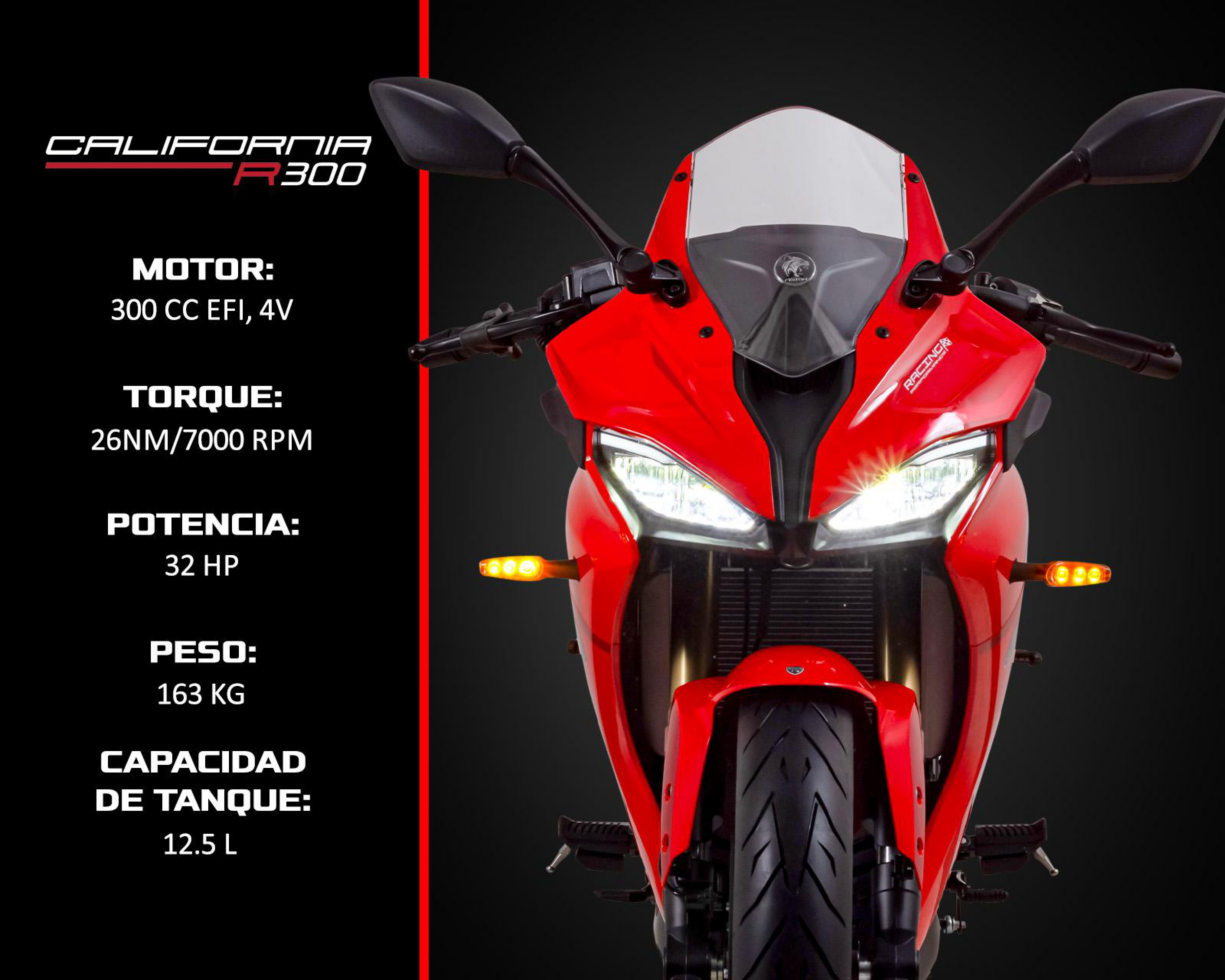 Foto 5 | Motocicleta American Piston R300 California 292 cc 2025