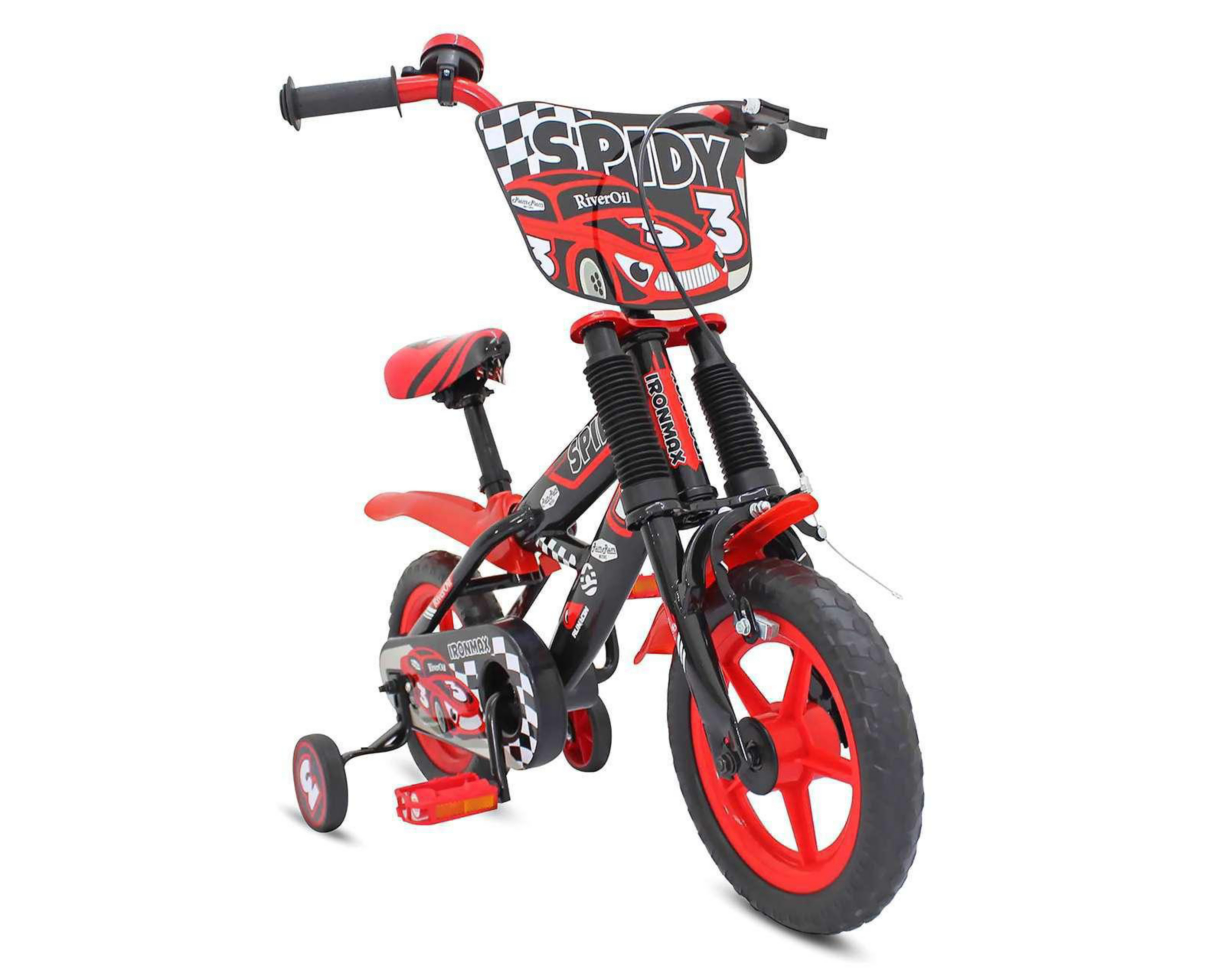 Foto 2 pulgar | Bicicleta Infantil Spidy de 12" Roja