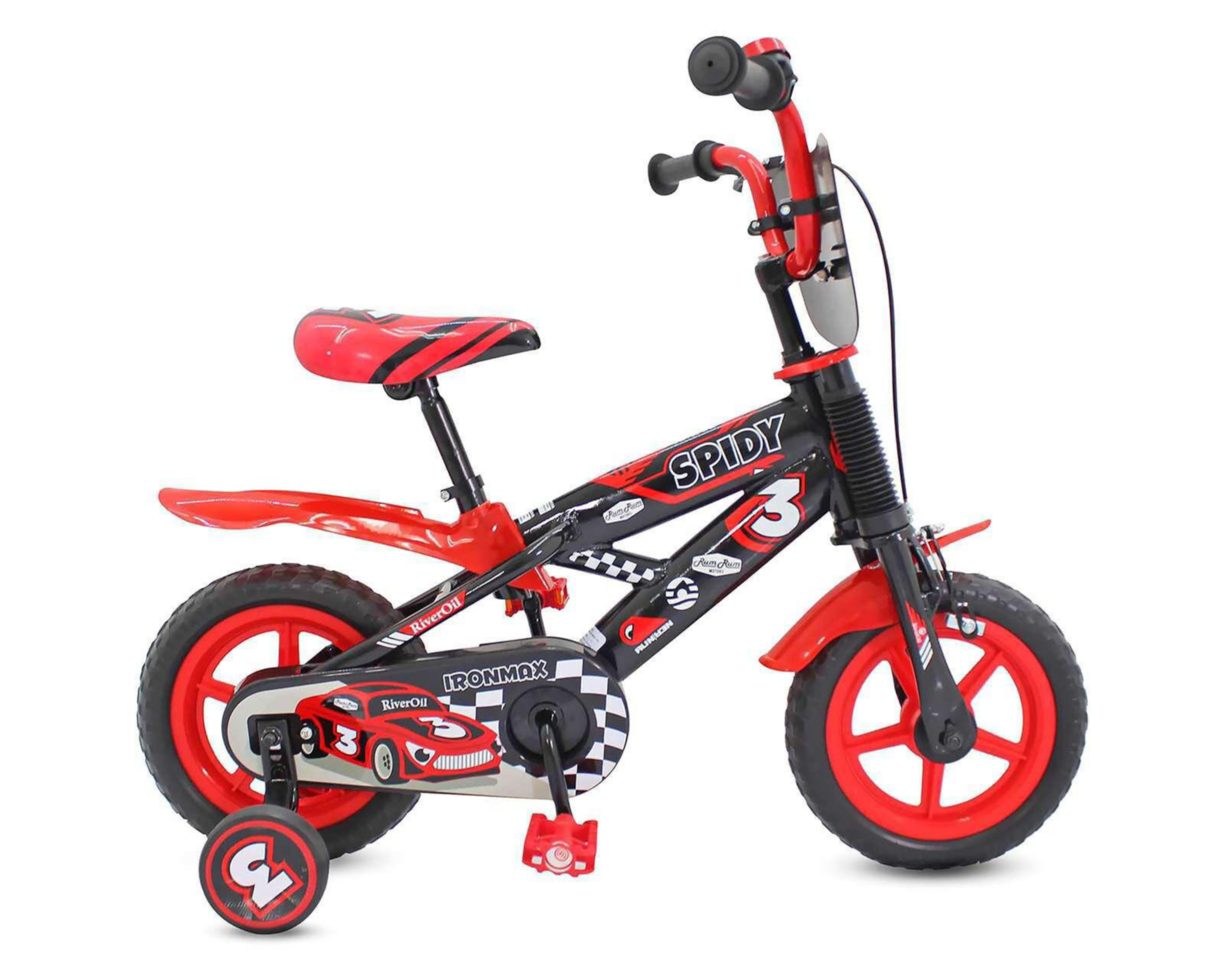 Foto 3 pulgar | Bicicleta Infantil Spidy de 12" Roja