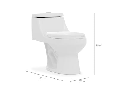 Foto 4 | Sanitario Helvex Cardo Premium 4.8 L Blanco Porcelanizado