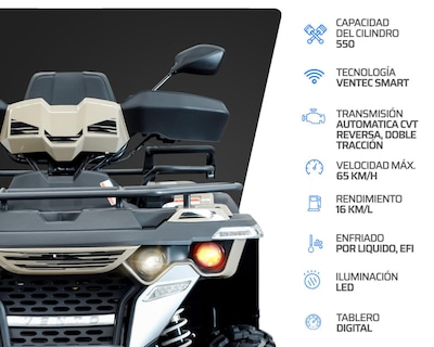 Foto 5 | Cuatrimoto Vento Rex 550 cc 2025