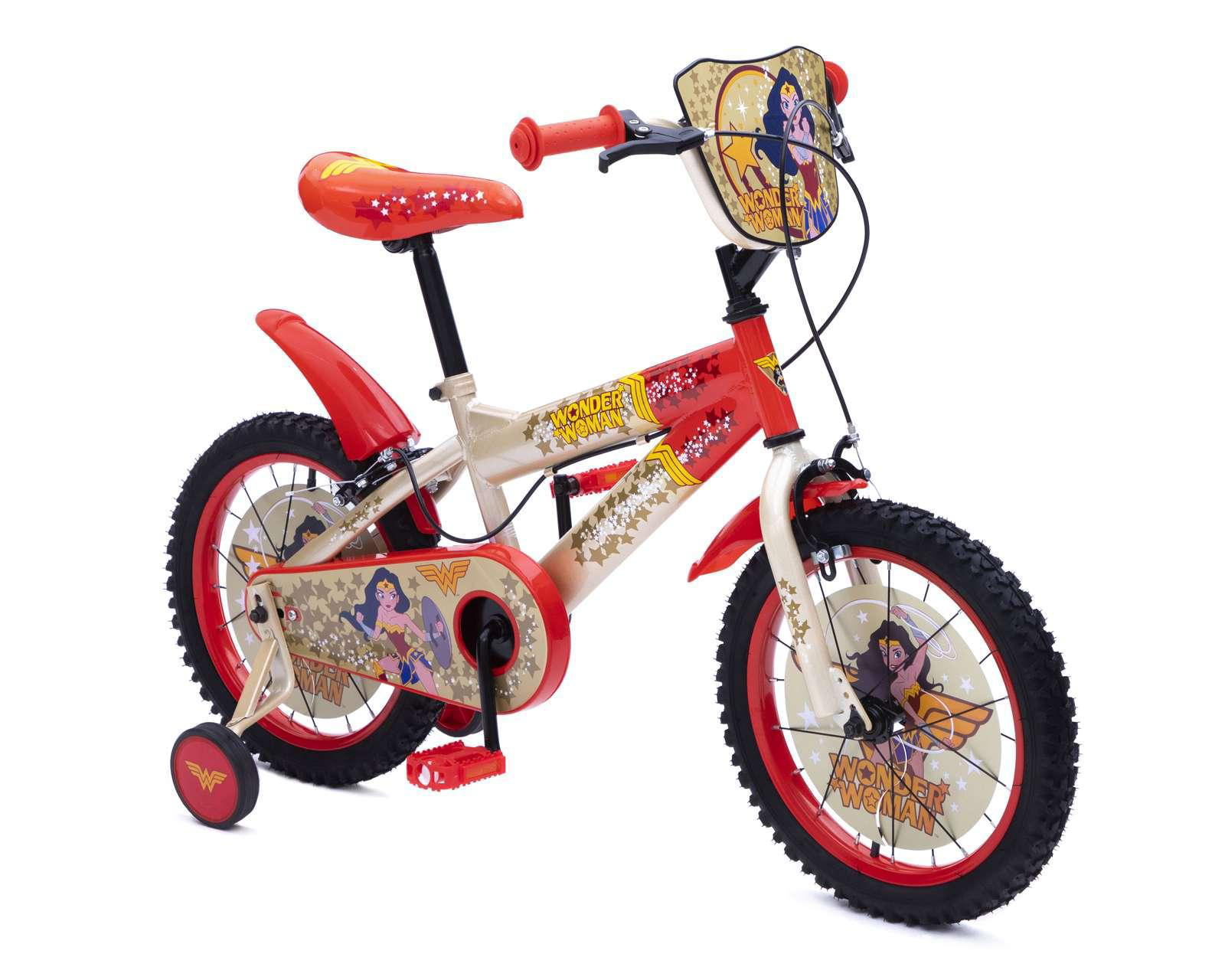 Foto 2 pulgar | Bicicleta Infantil Wonder Woman 16" Roja