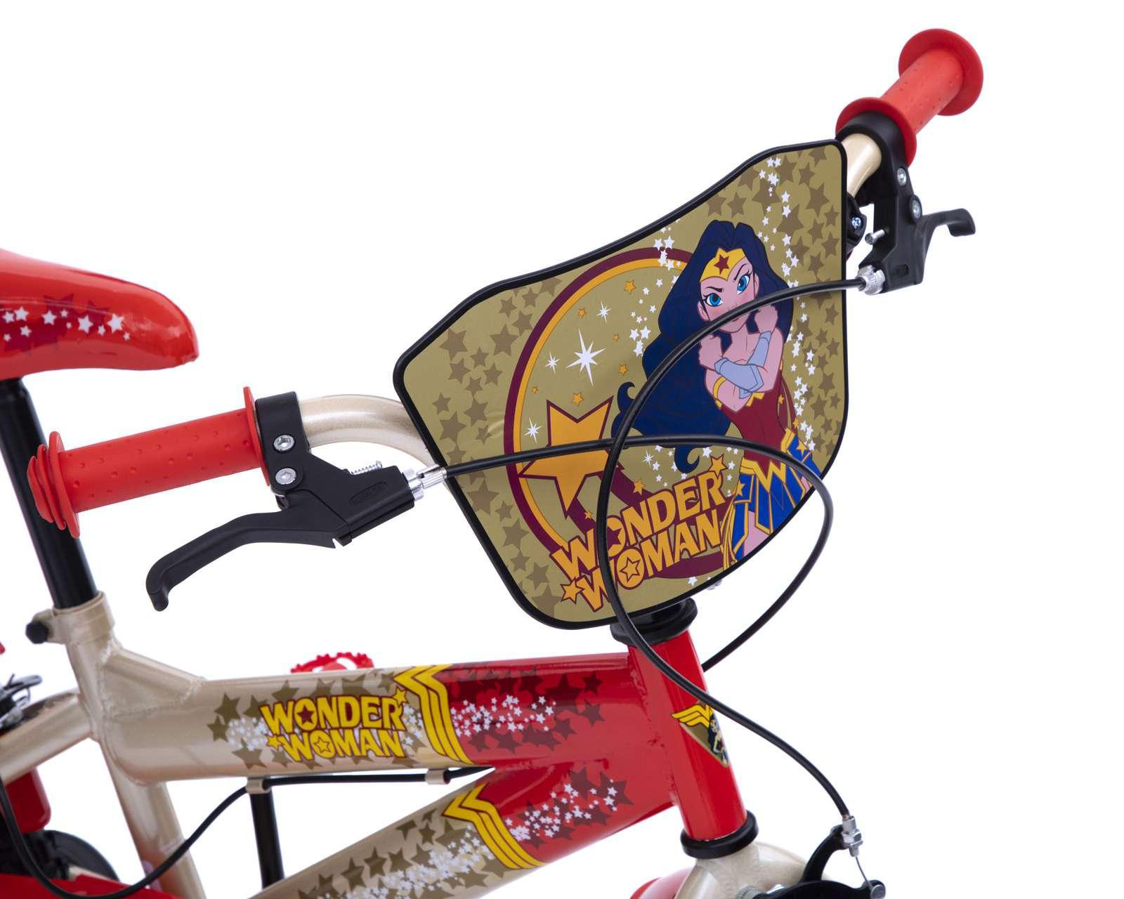 Foto 4 pulgar | Bicicleta Infantil Wonder Woman 16" Roja