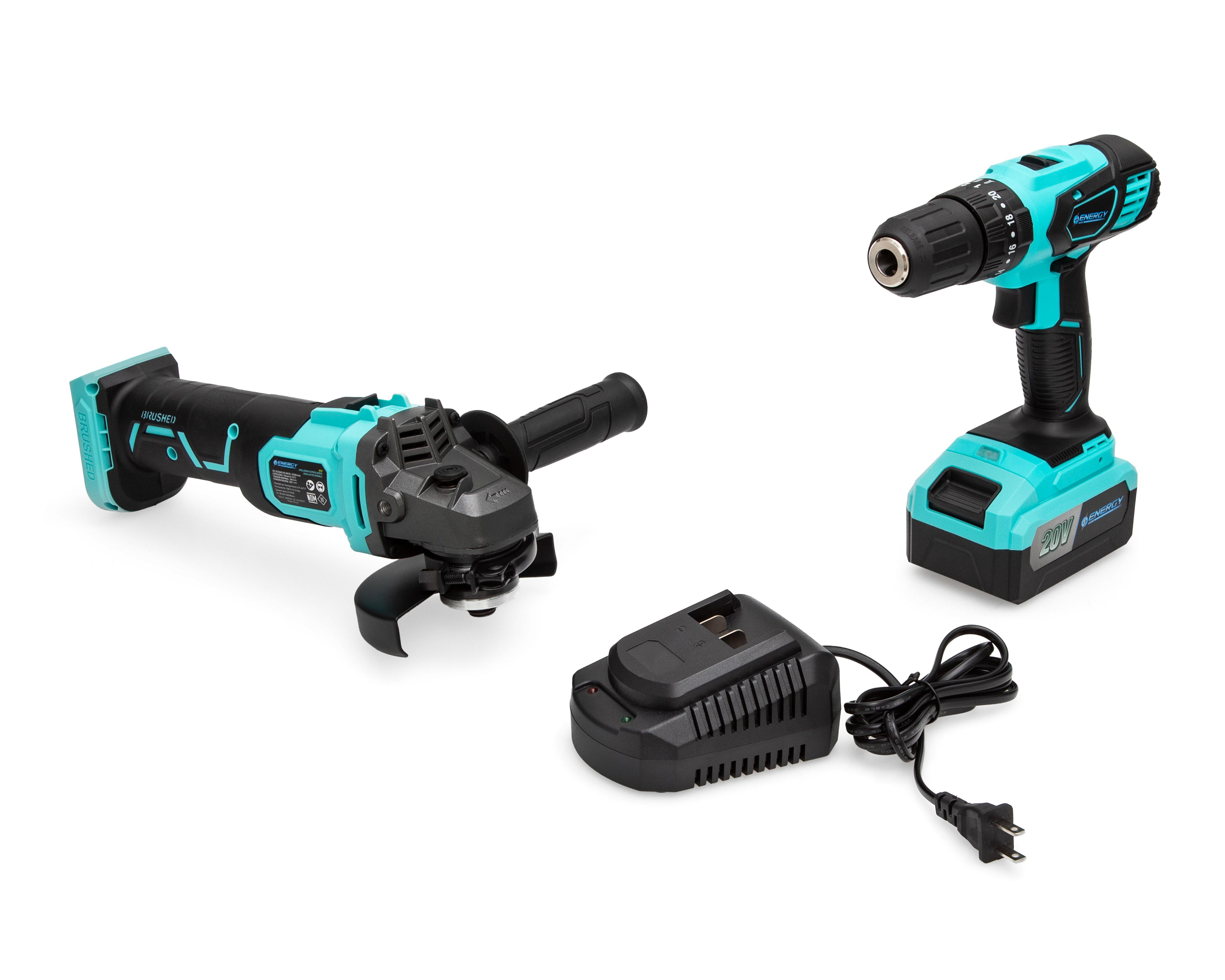 Taladro Inalámbrico con Esmeril Energy PA20 C1 650 W 3 Piezas $2,999