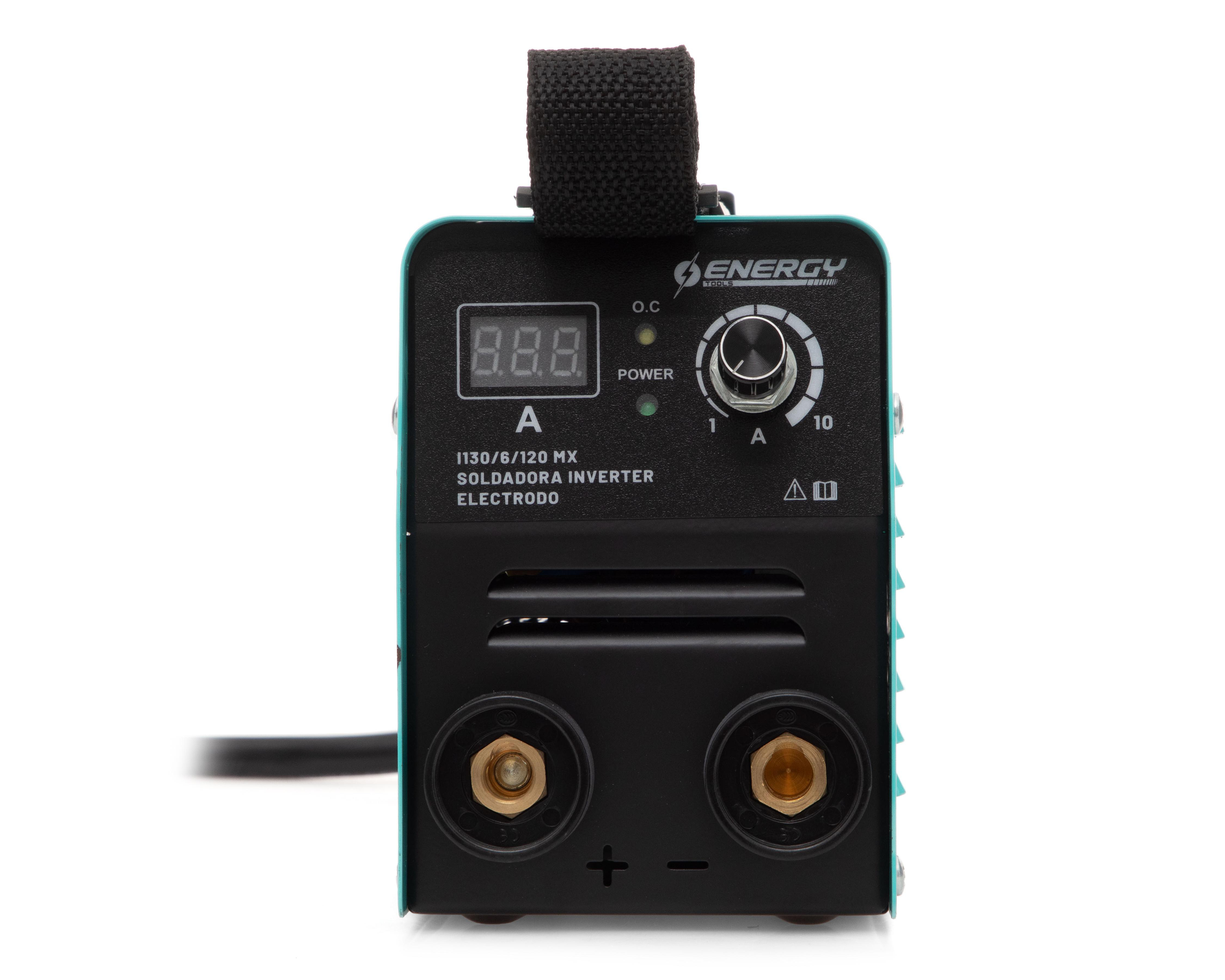 Foto 6 pulgar | Soldadora Inverter Electrodo Energy Tools I130/6/120 MX 3 Accesorios