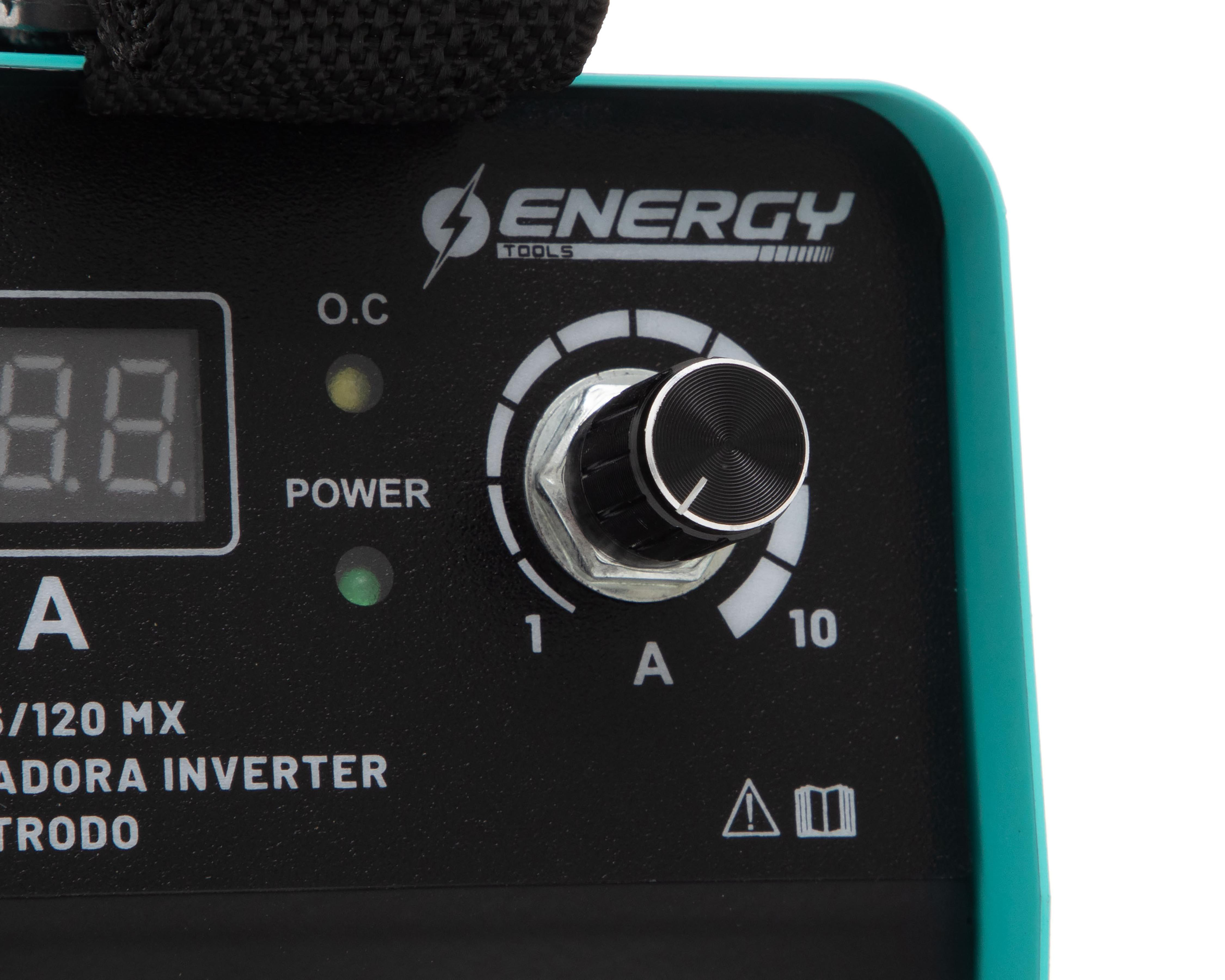 Foto 8 pulgar | Soldadora Inverter Electrodo Energy Tools I130/6/120 MX 3 Accesorios