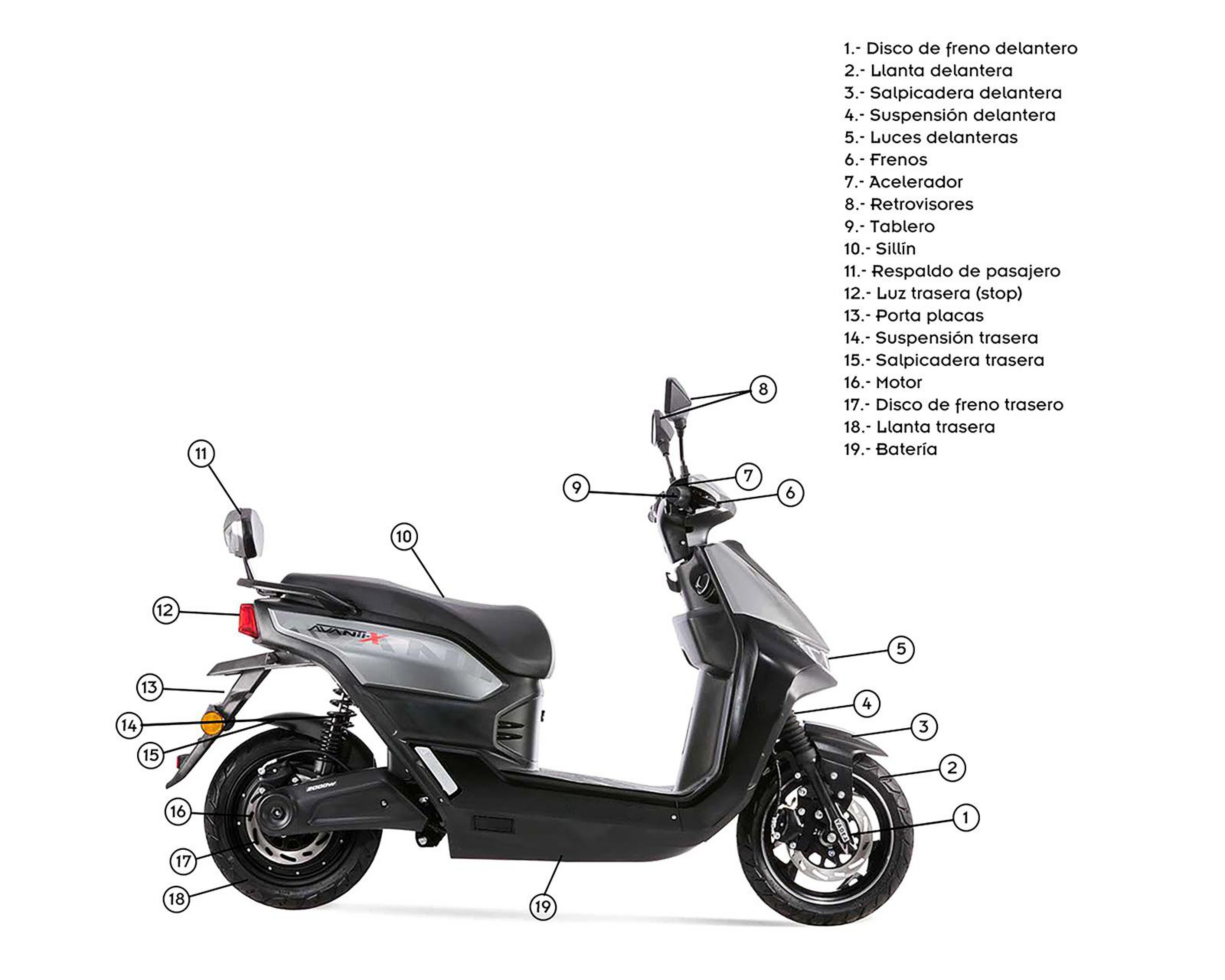 Foto 6 | Moto Eléctrica Yadea Avanti X 2025