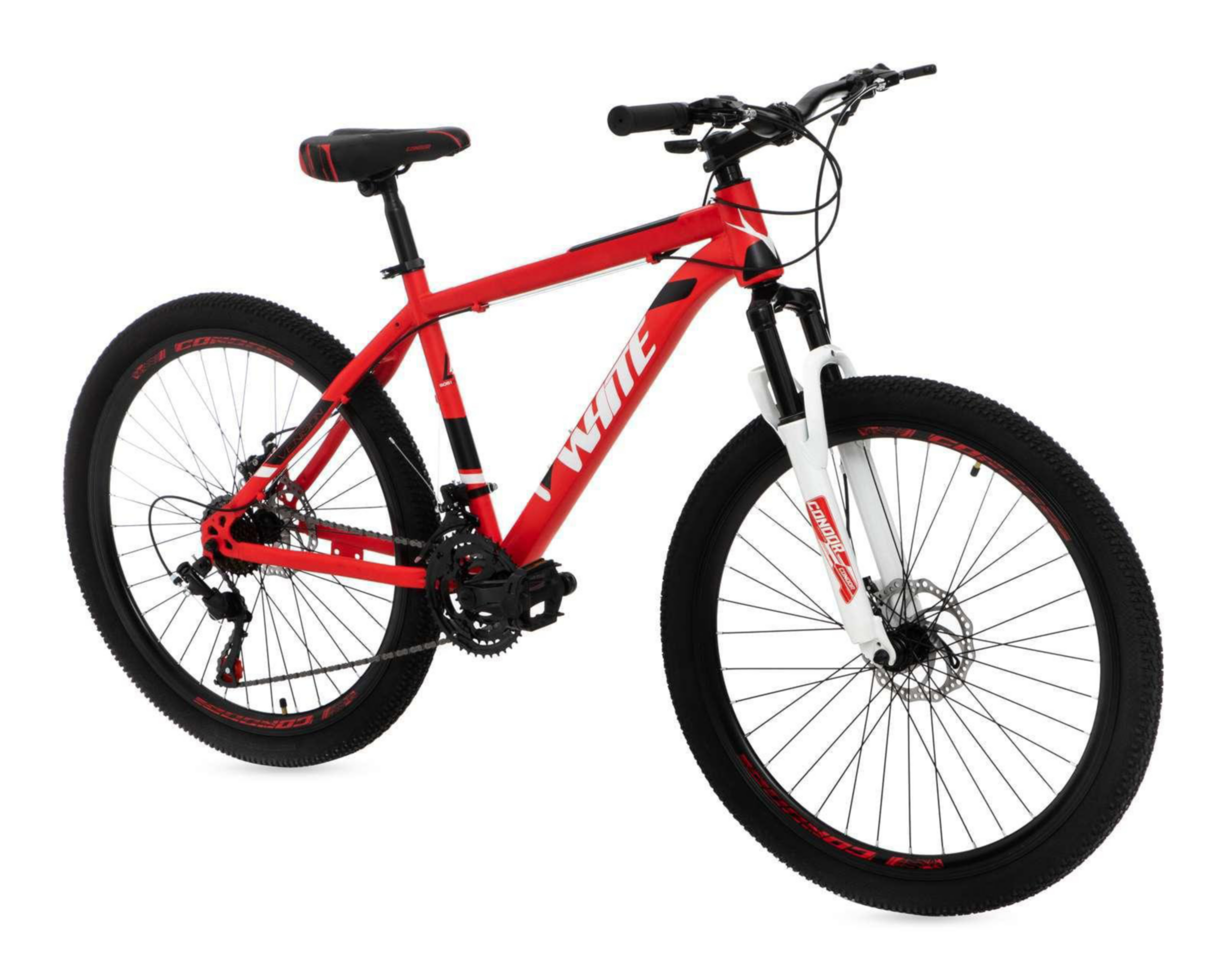 Foto 2 pulgar | Bicicleta de Montaña White Venison 26" Rojo