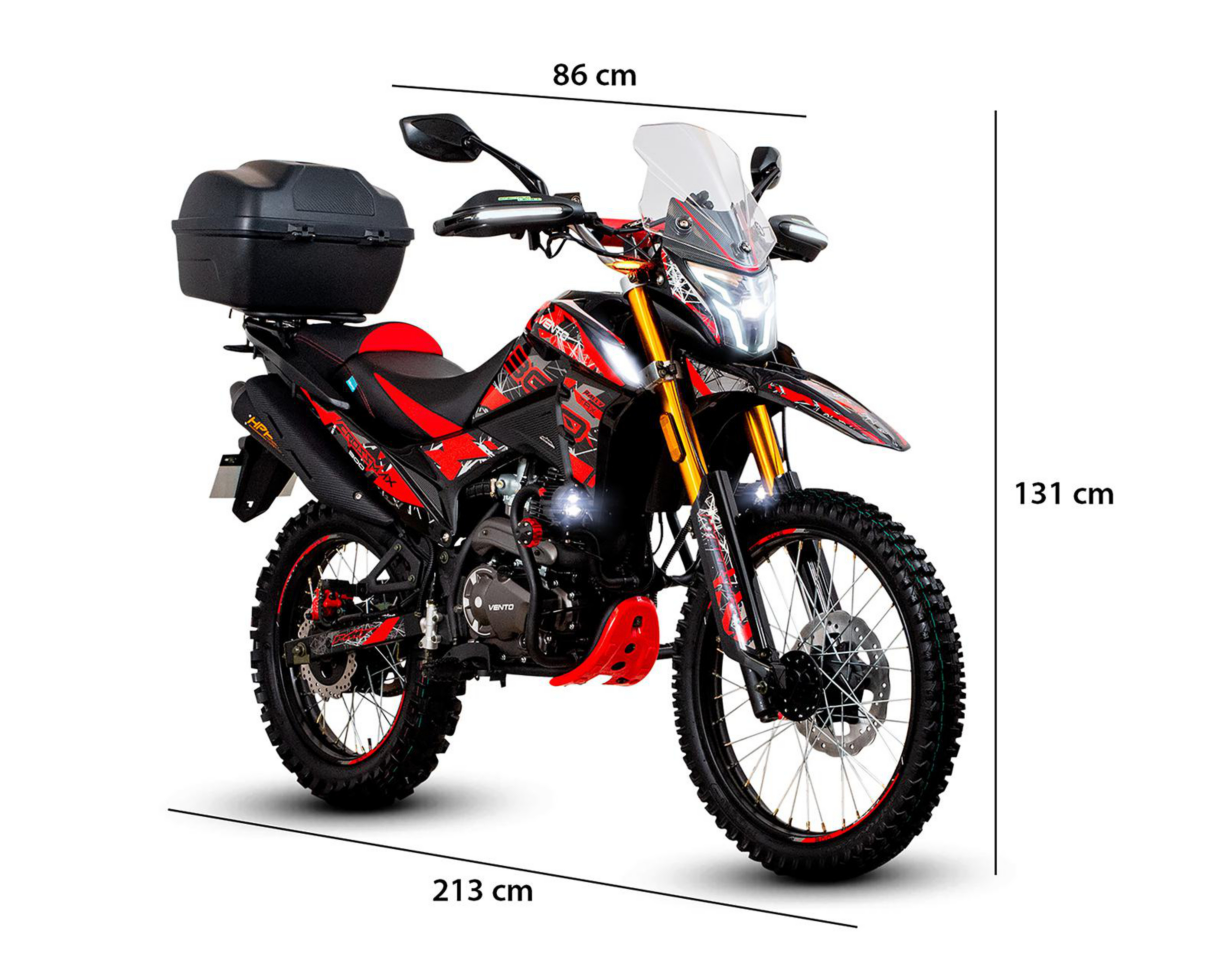 Foto 8 | Motocicleta Vento Crossmax Rally TRX 300 cc 2025