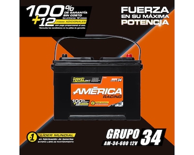 Foto 4 | Acumulador América AM-34-600