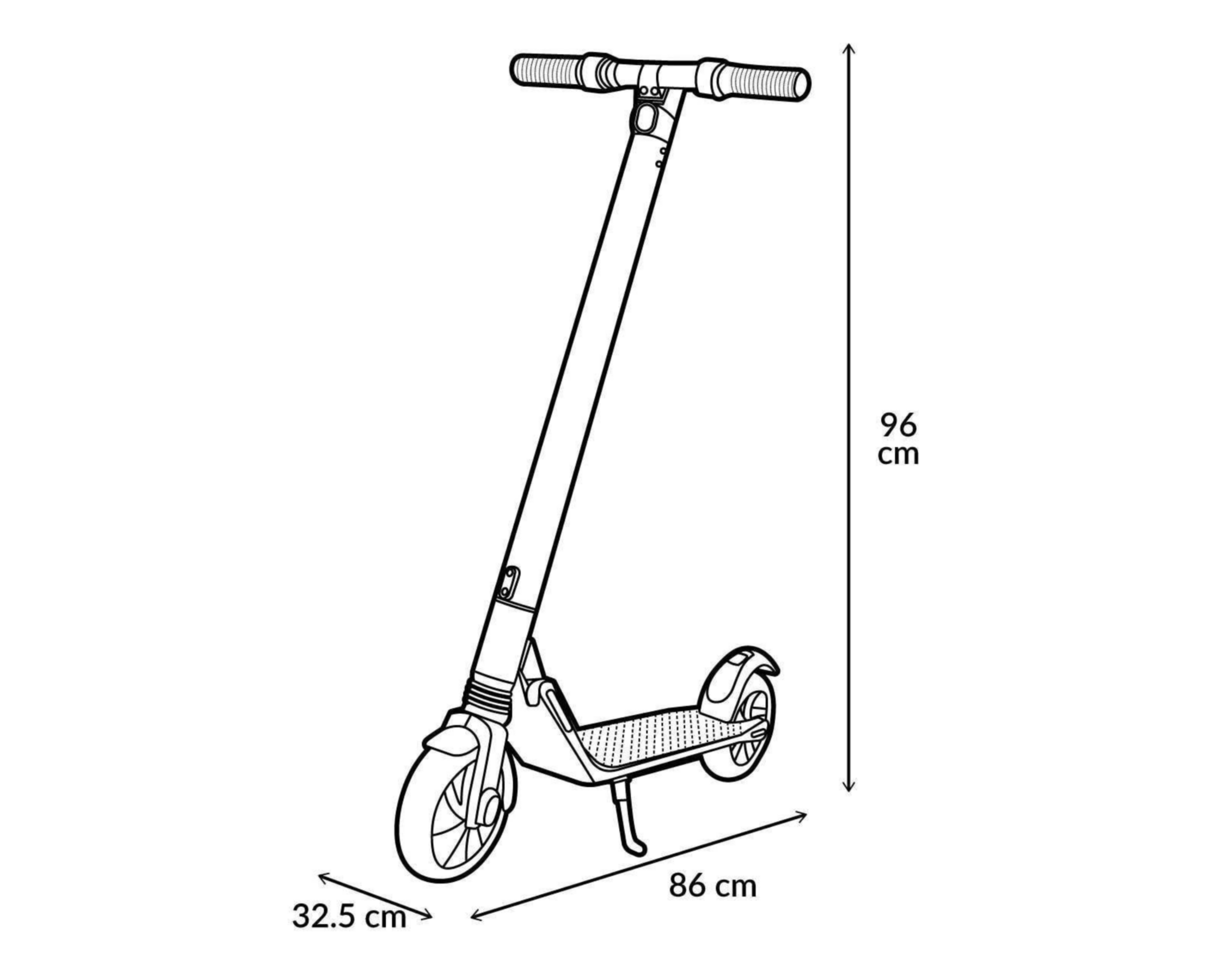 Foto 7 pulgar | Scooter Apache 2M-SAX-B Plegable