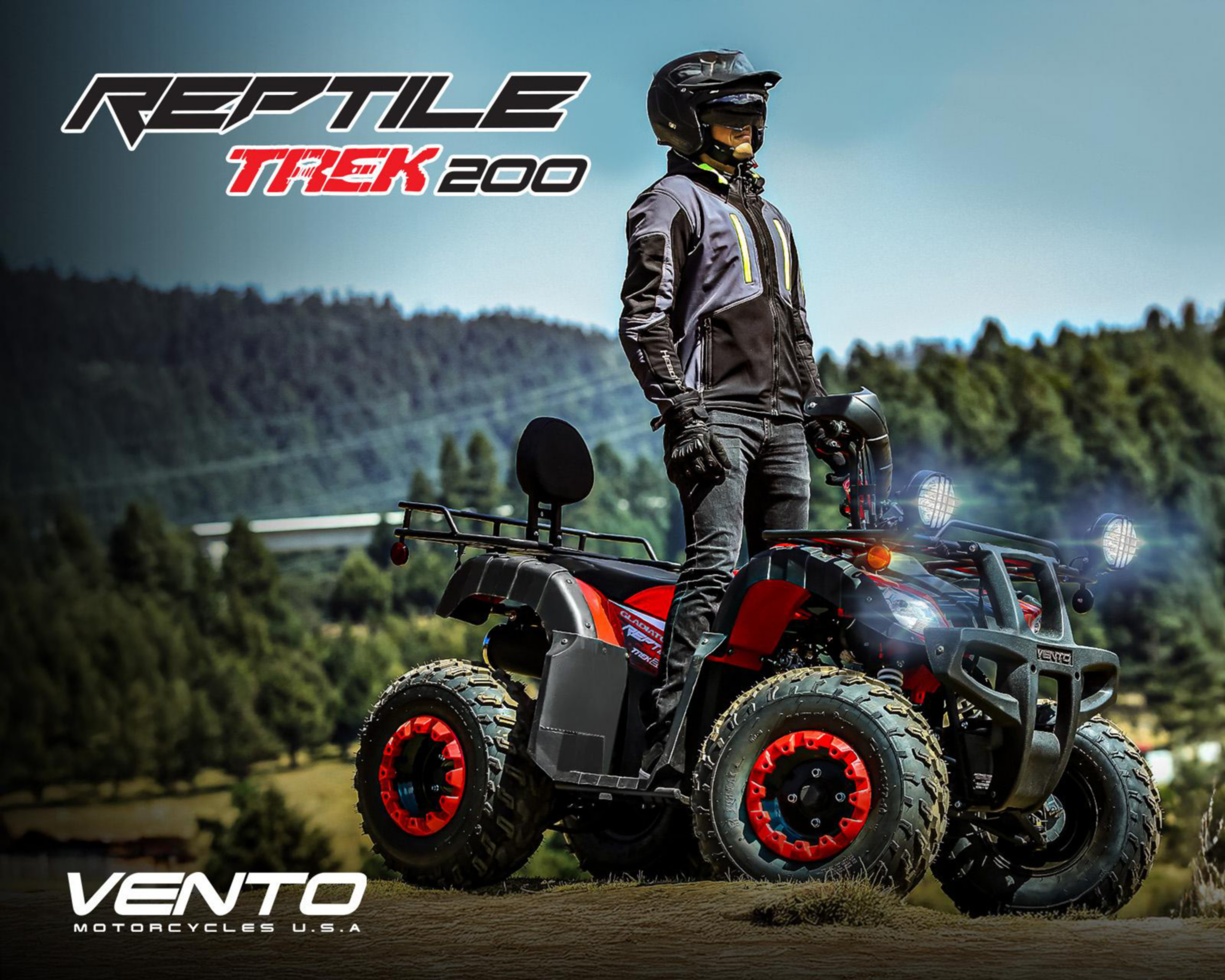 Foto 9 pulgar | Cuatrimoto Vento Reptile Trek 200 cc 2026
