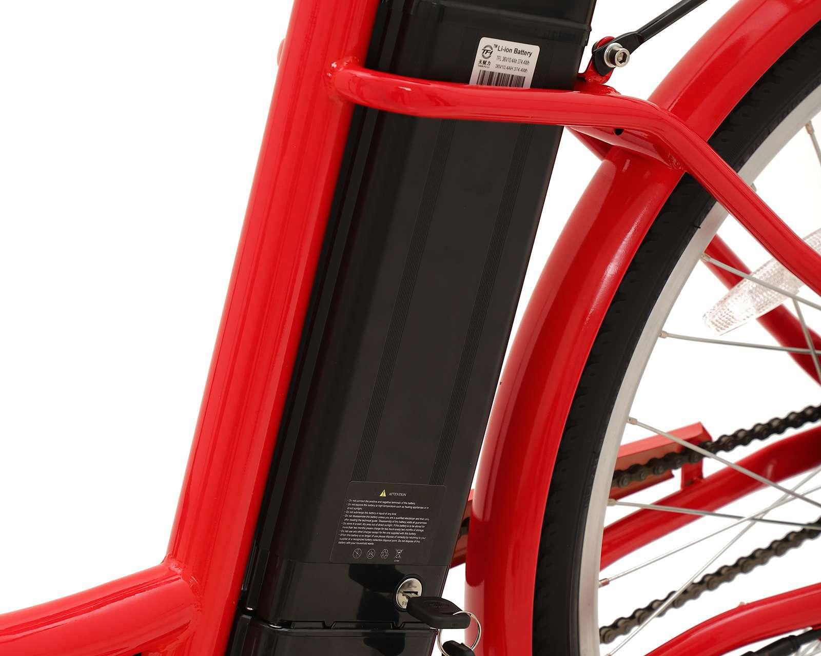 Foto 7 | Bicicleta Eléctrica Getgo Go To 26" Roja