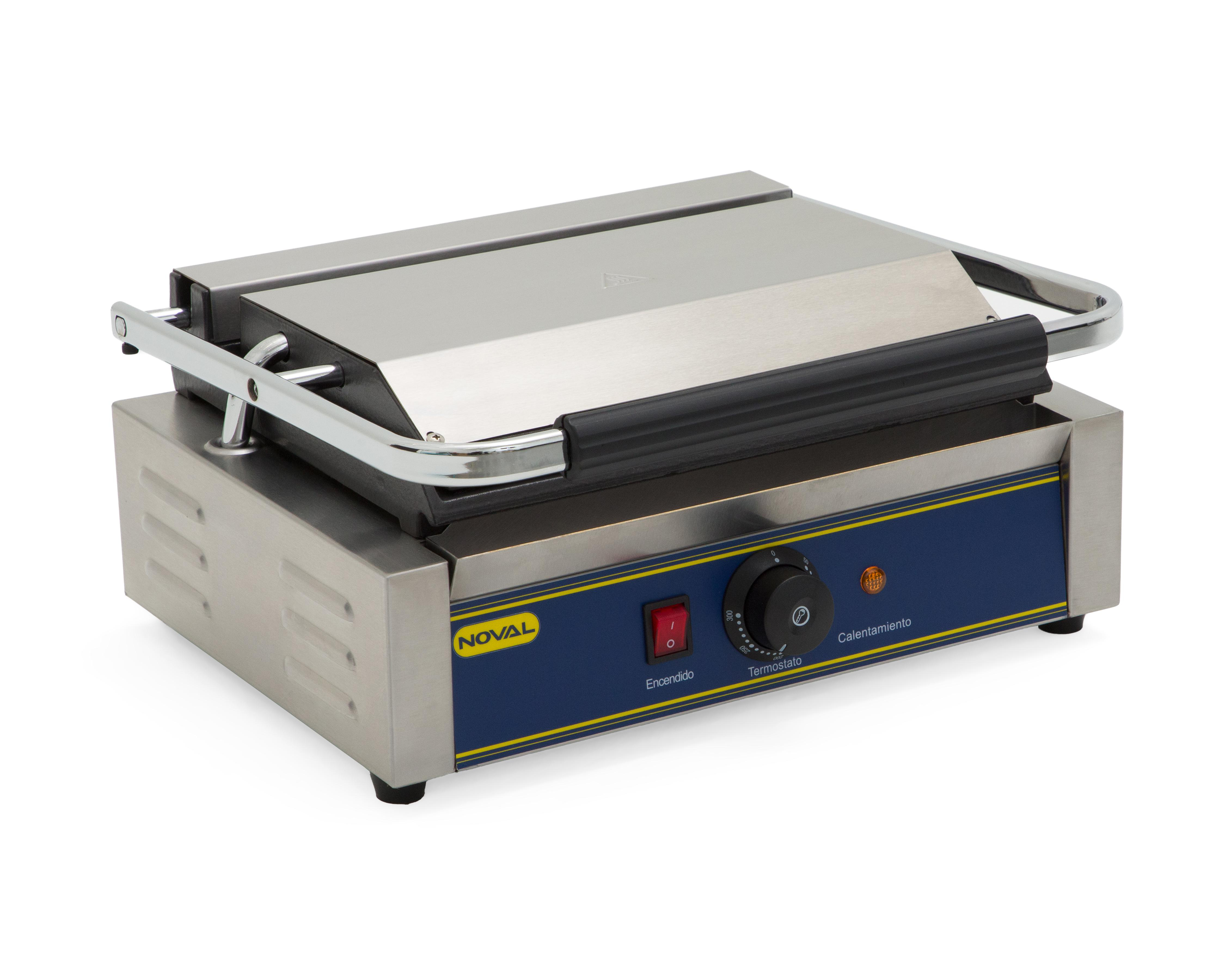 Foto 1 | Parilla de Contacto Grill Noval PLG-300 de Acero Inoxidable