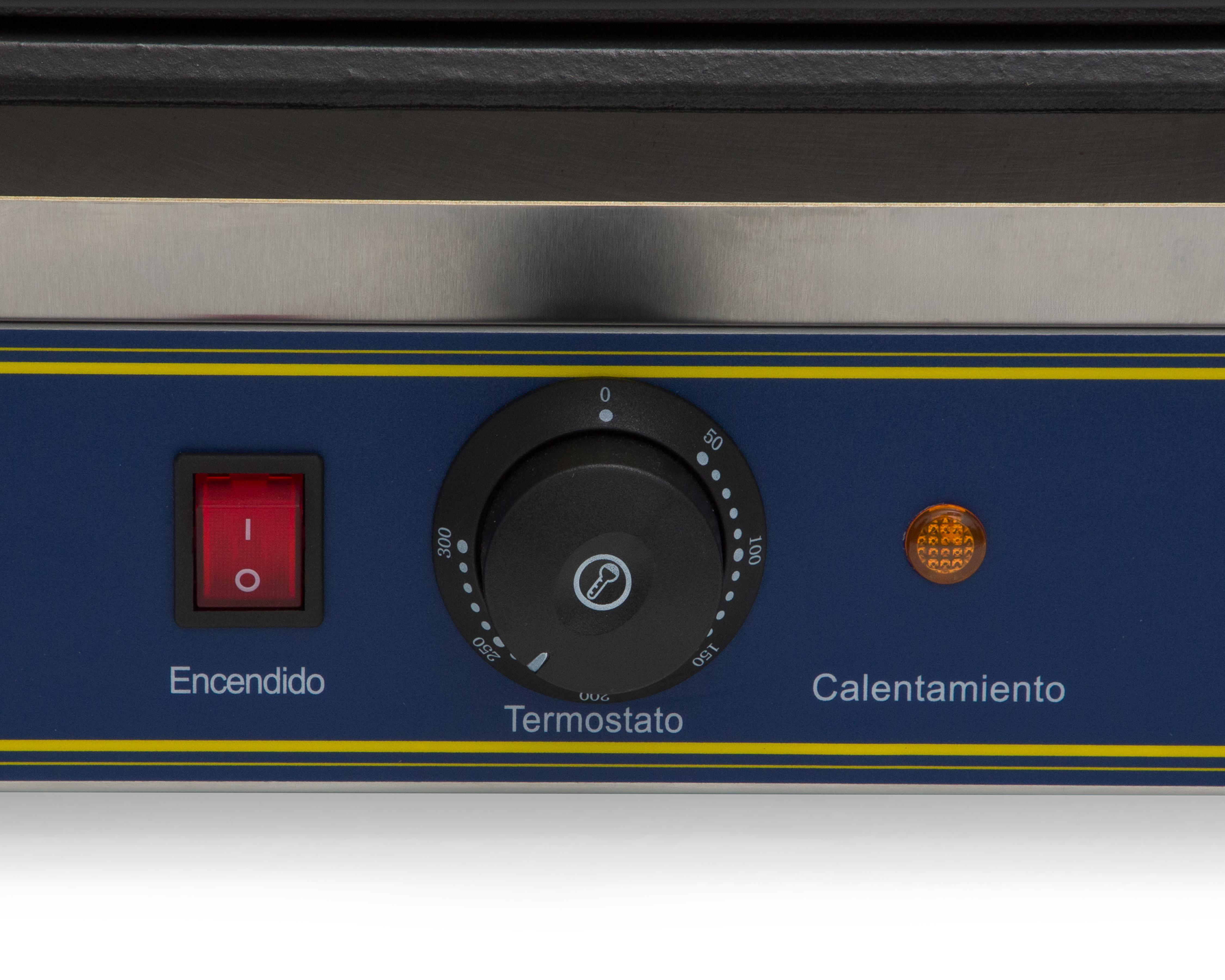 Foto 4 | Parilla de Contacto Grill Noval PLG-300 de Acero Inoxidable