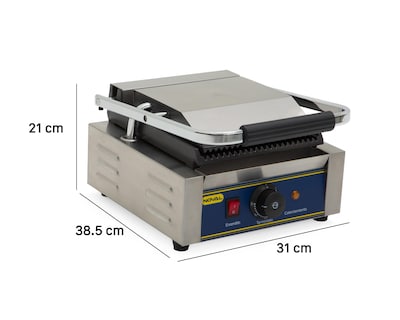 Foto 5 | Parrilla de Contacto Grill Noval PLG-300 de Acero Inoxidable