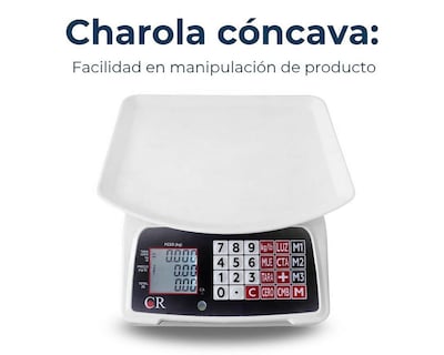 Foto 5 | Báscula Digital Comercial Noval CR-20 20 kg