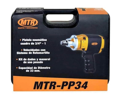 Foto 4 | Pistola Neumática MTR 3/4 KIT