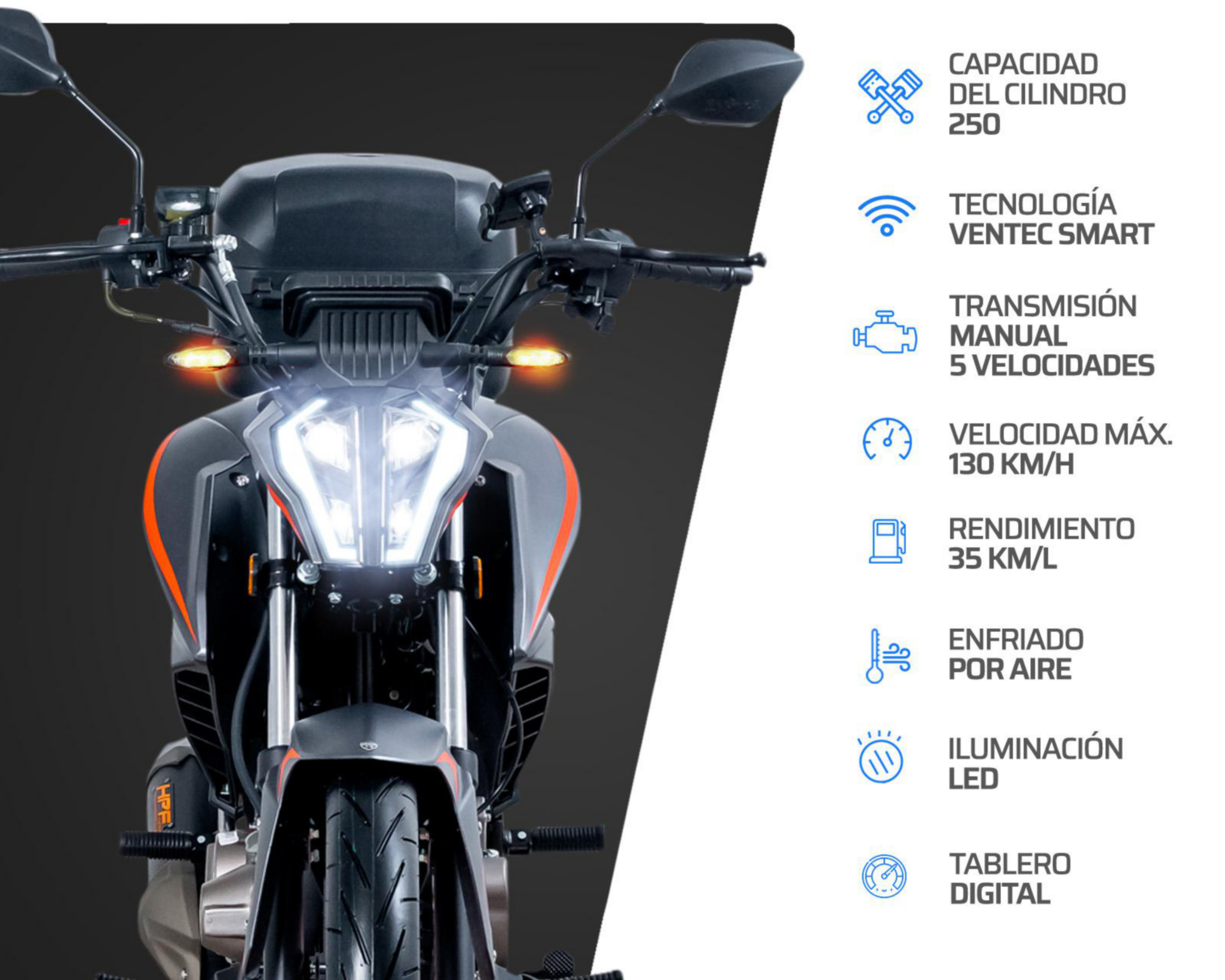 Foto 6 pulgar | Motocicleta Vento Onyx 250 cc 2026
