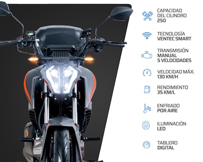 Foto 5 | Motocicleta Vento Onyx 250 cc 2026