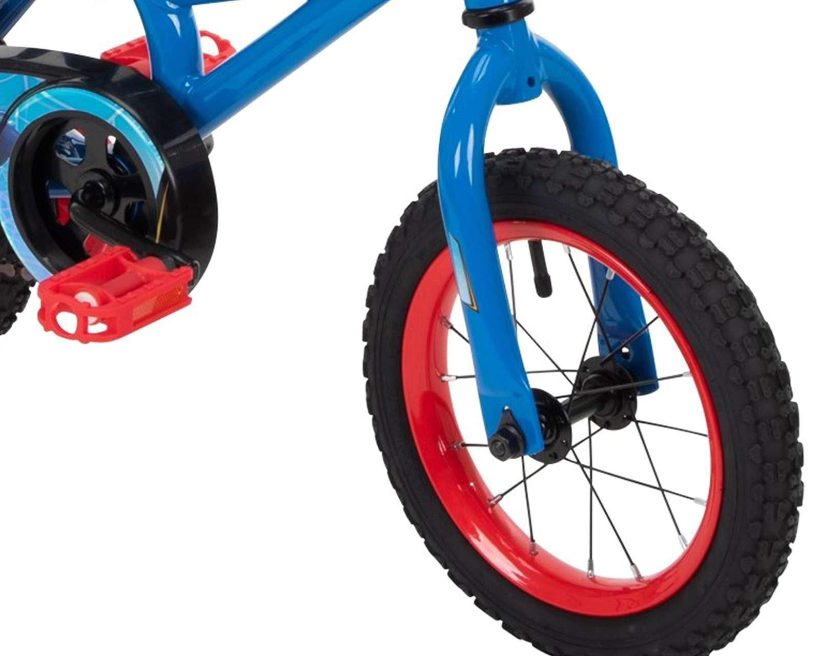 Foto 4 pulgar | Bicicleta Infantil Huffy Spiderman de 12" Azul