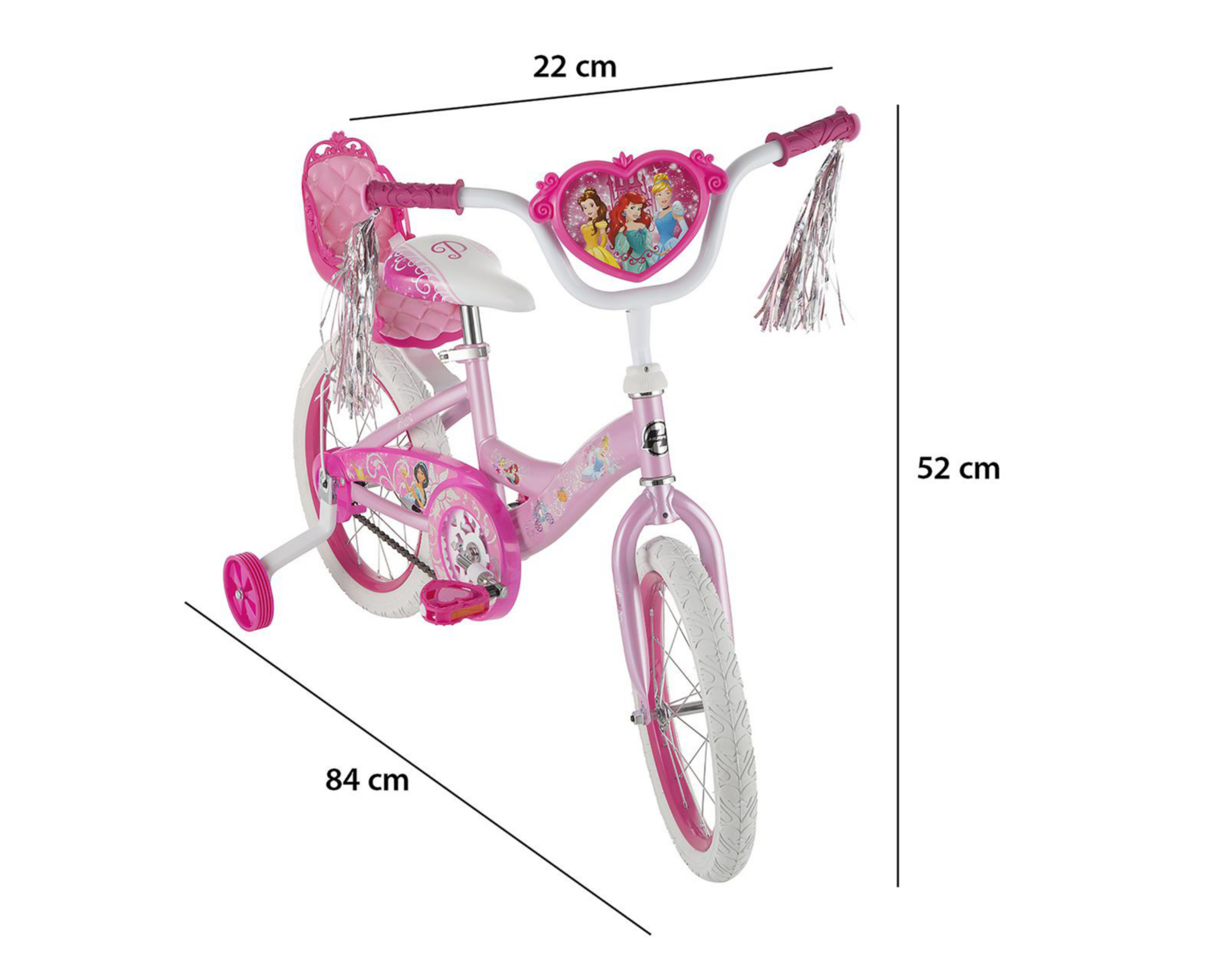 Foto 11 pulgar | Bicicleta Infantil Huffy Princess de 12" Lila