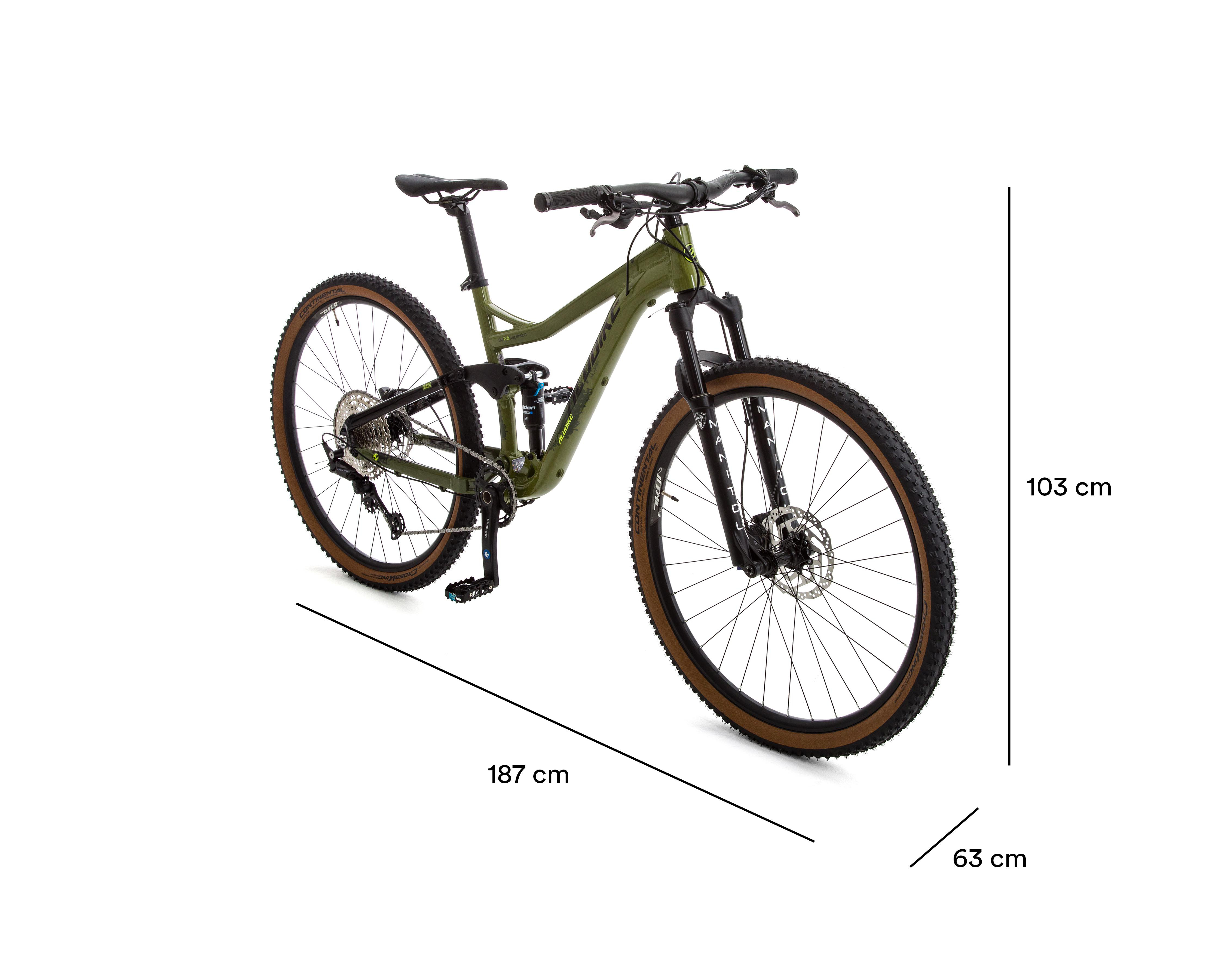 Foto 8 pulgar | Bicicleta de Montaña Alubike Ds Xta 29 Pulgadas Verde
