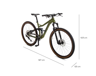 Foto 7 | Bicicleta de Montaña Alubike Ds Xta 29 Pulgadas Verde