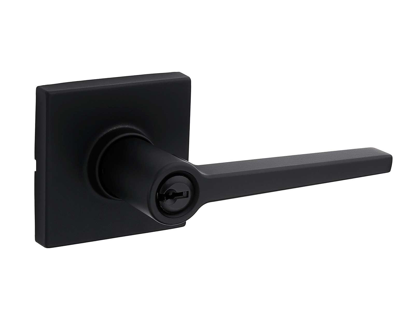 Manija Kwikset Daylon para Puerta Exterior Negro