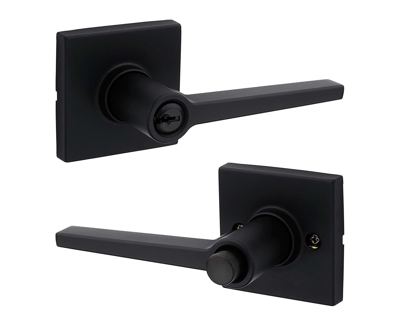 Foto 4 pulgar | Manija Kwikset Daylon para Puerta Exterior Negro