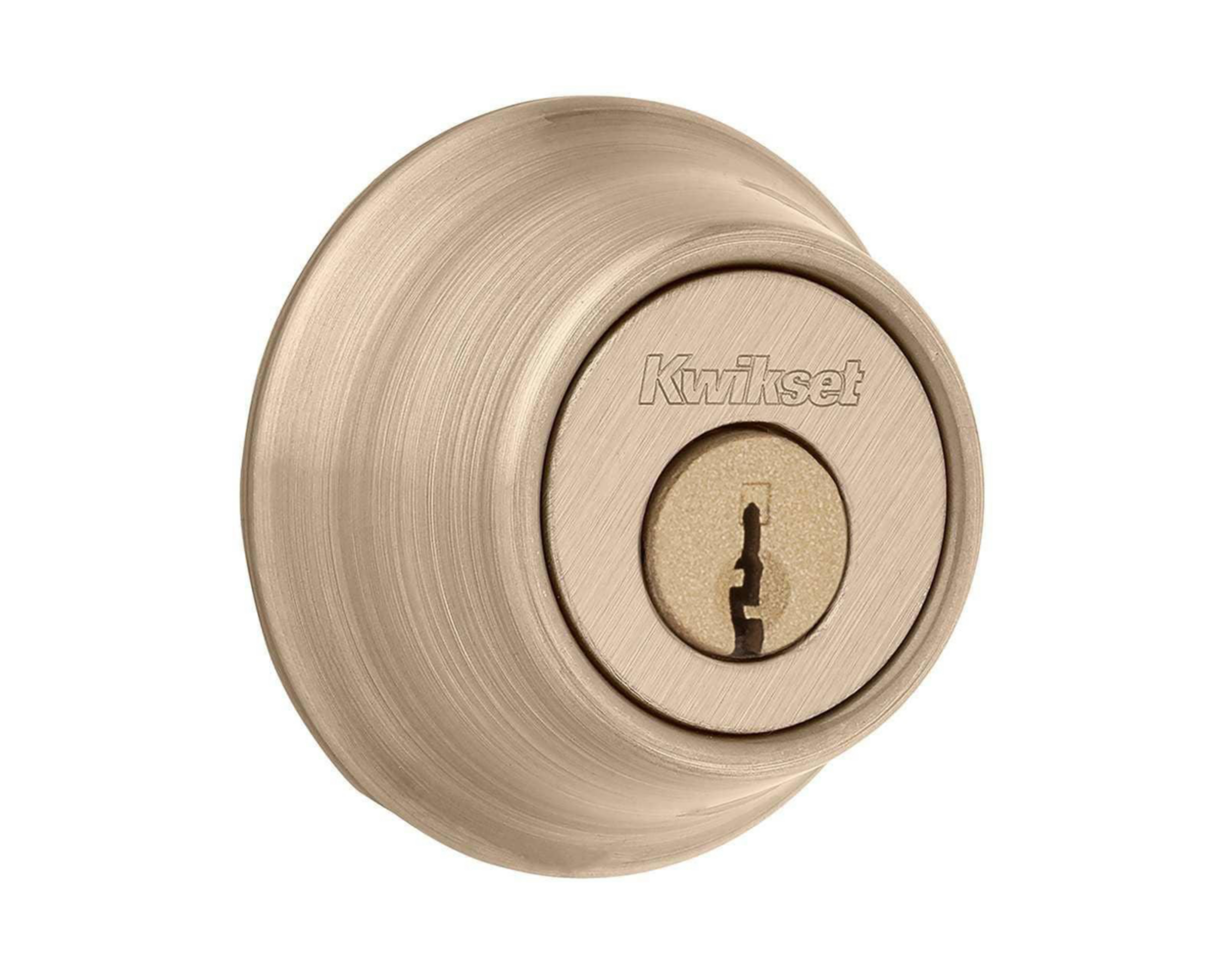 Cerrojo Kwikset Modelo 96650-497 para Puerta Exterior Latón $219