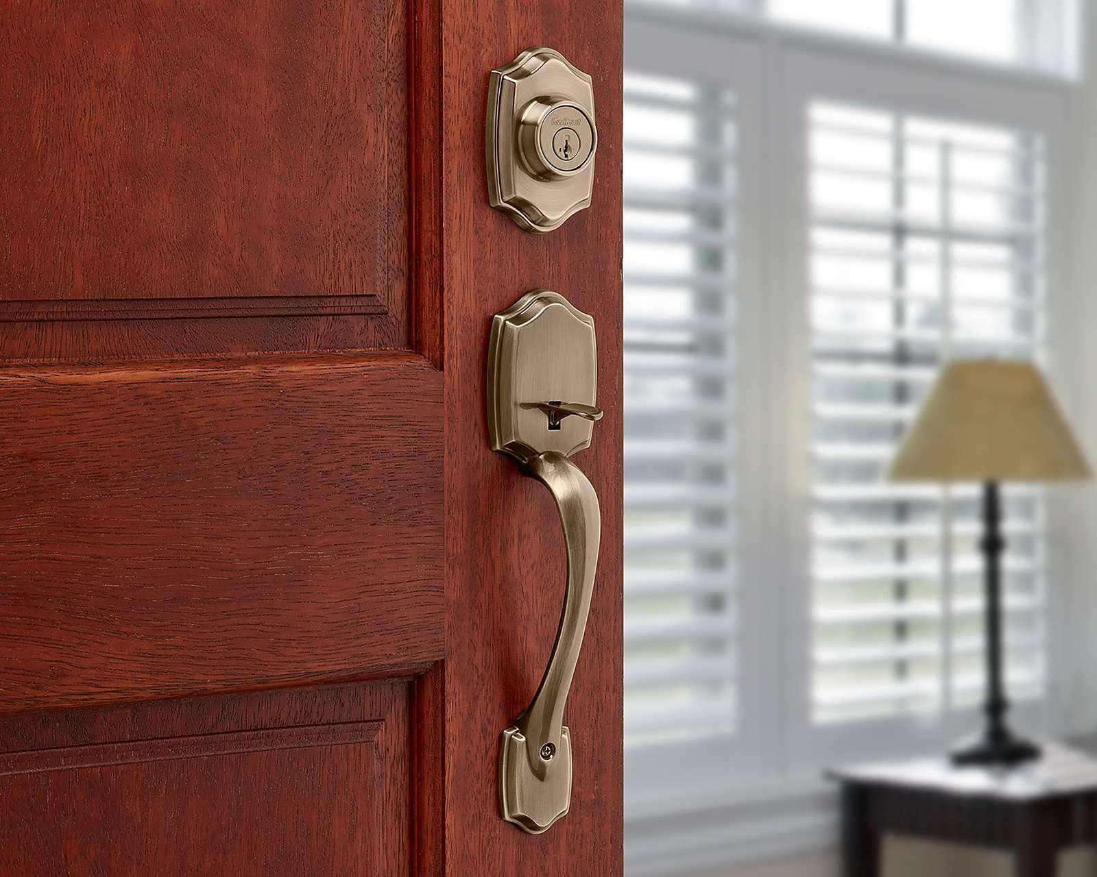 Foto 2 | Gatillo Kwikset Belleview para Puerta Principal Latón