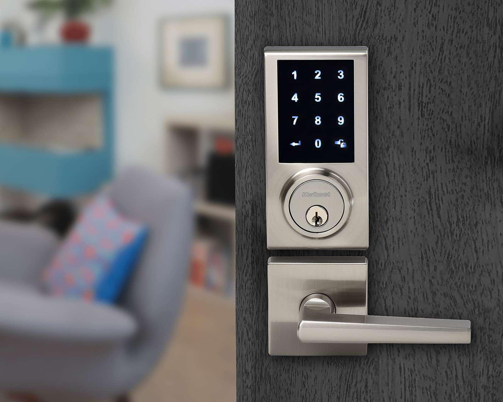 Foto 4 pulgar | Cerrojo Electrónico Kwikset 274+ manija para Puerta Principal con Manija y Pantalla Táctil