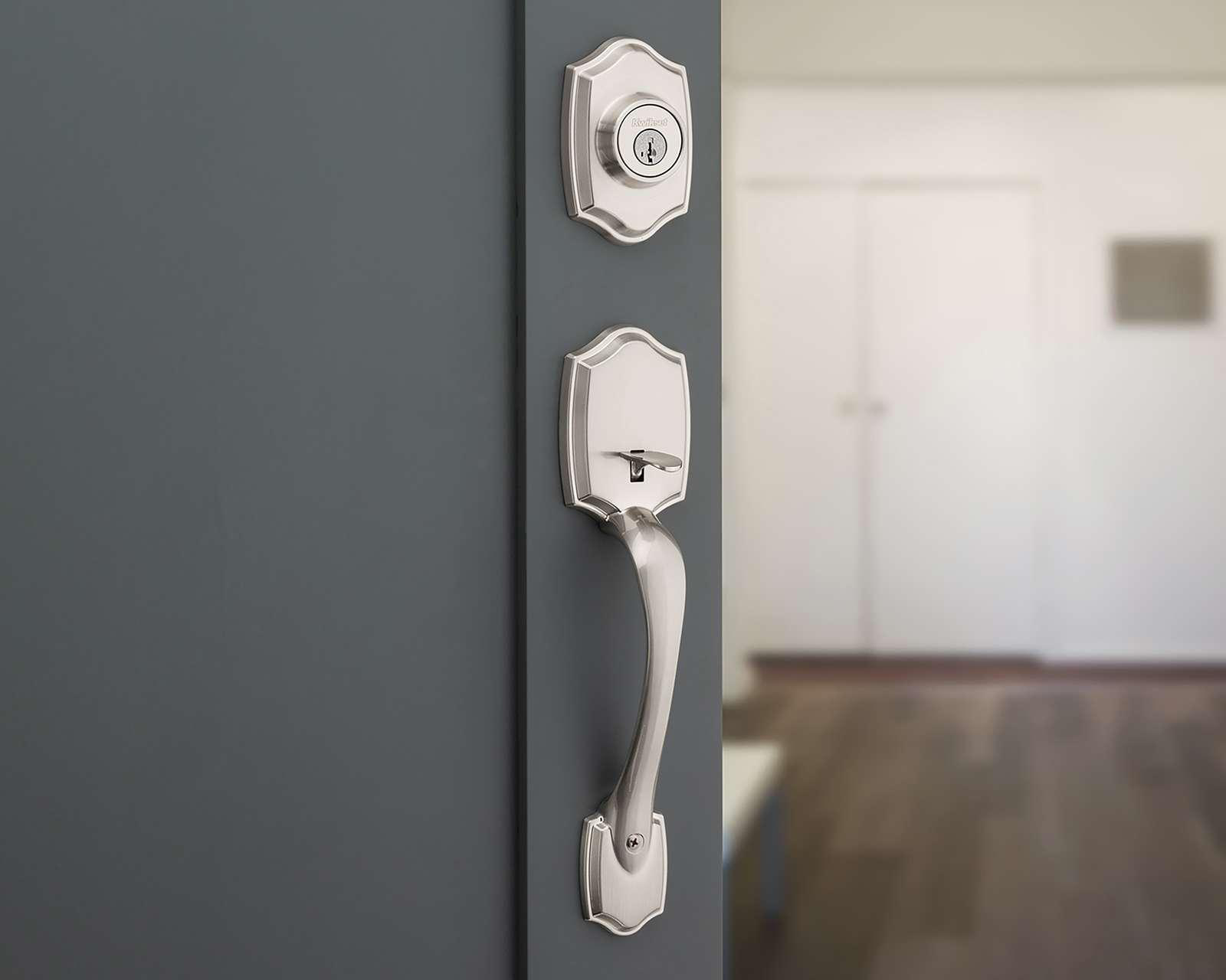 Foto 3 pulgar | Gatillo Kwikset Belleview para Puerta Principal Níquel
